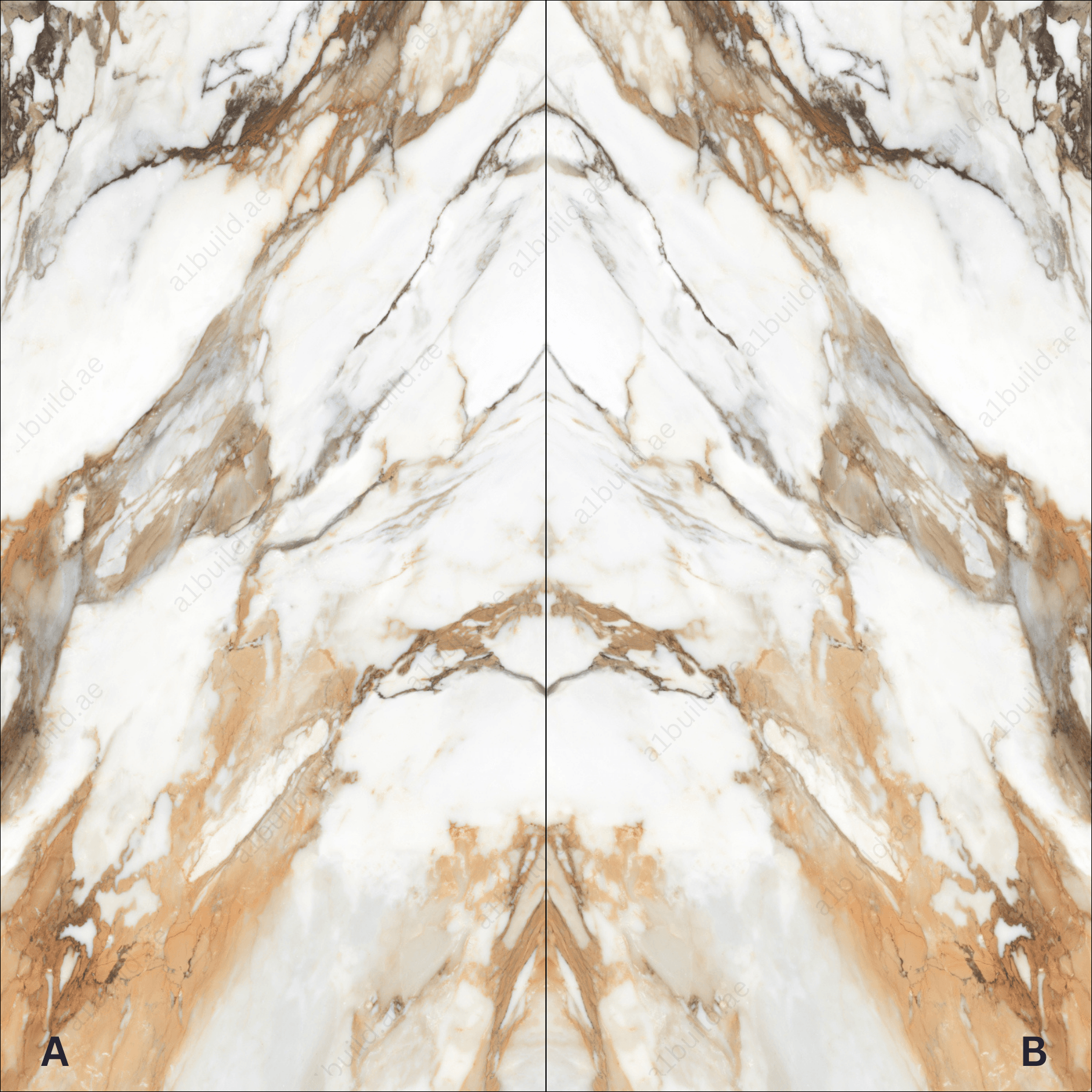 Machia Vechia High Gloss Book Match Porcelain Slabs | 120x240cm