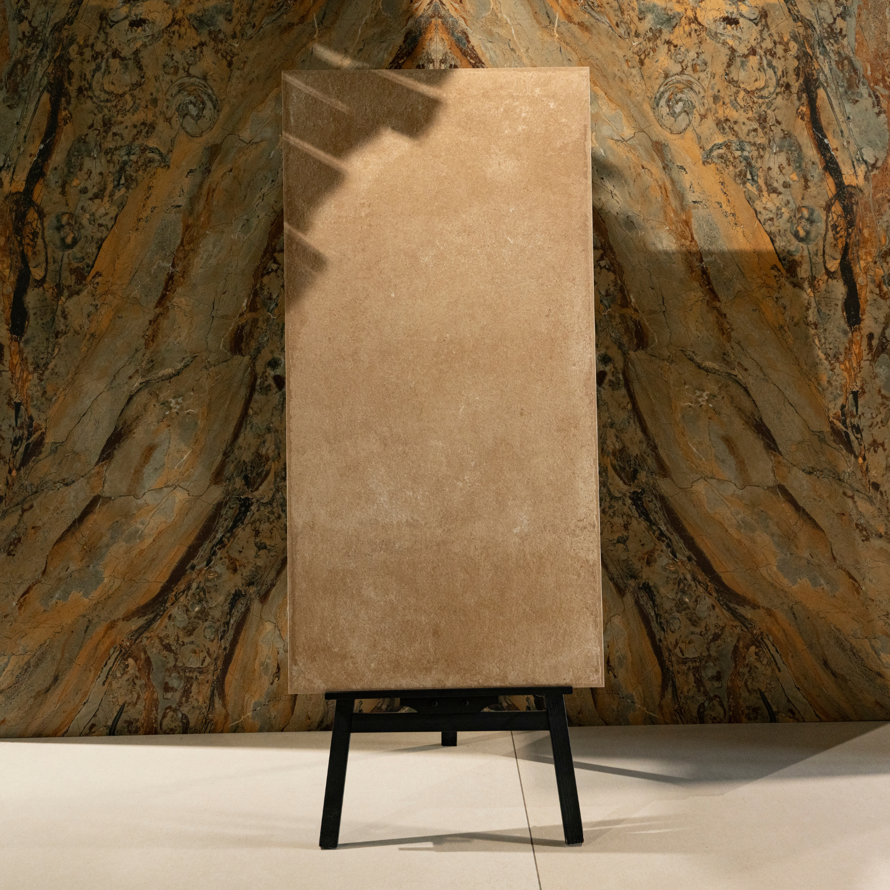 Cottage Clay Edge Marble Look Porcelain Tile 60x120cm – 9mm Thickness