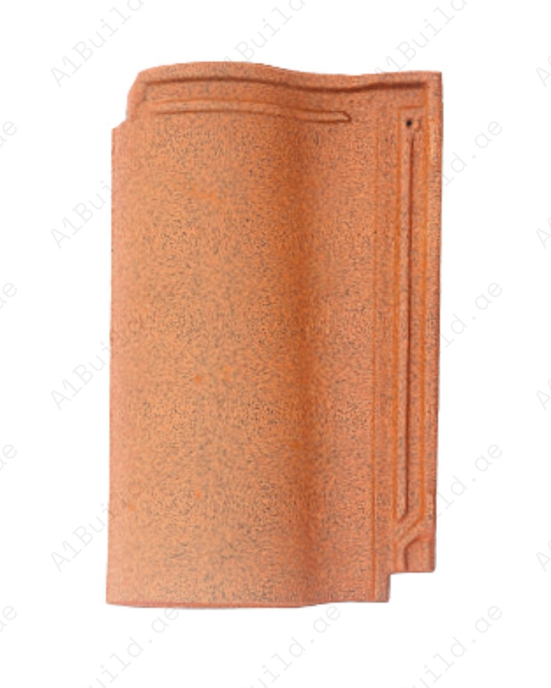 Madievo roof tile 45.4×28.8cm — traditional clay style, strong ceramic, straight bond fitting, long-lasting color stability.