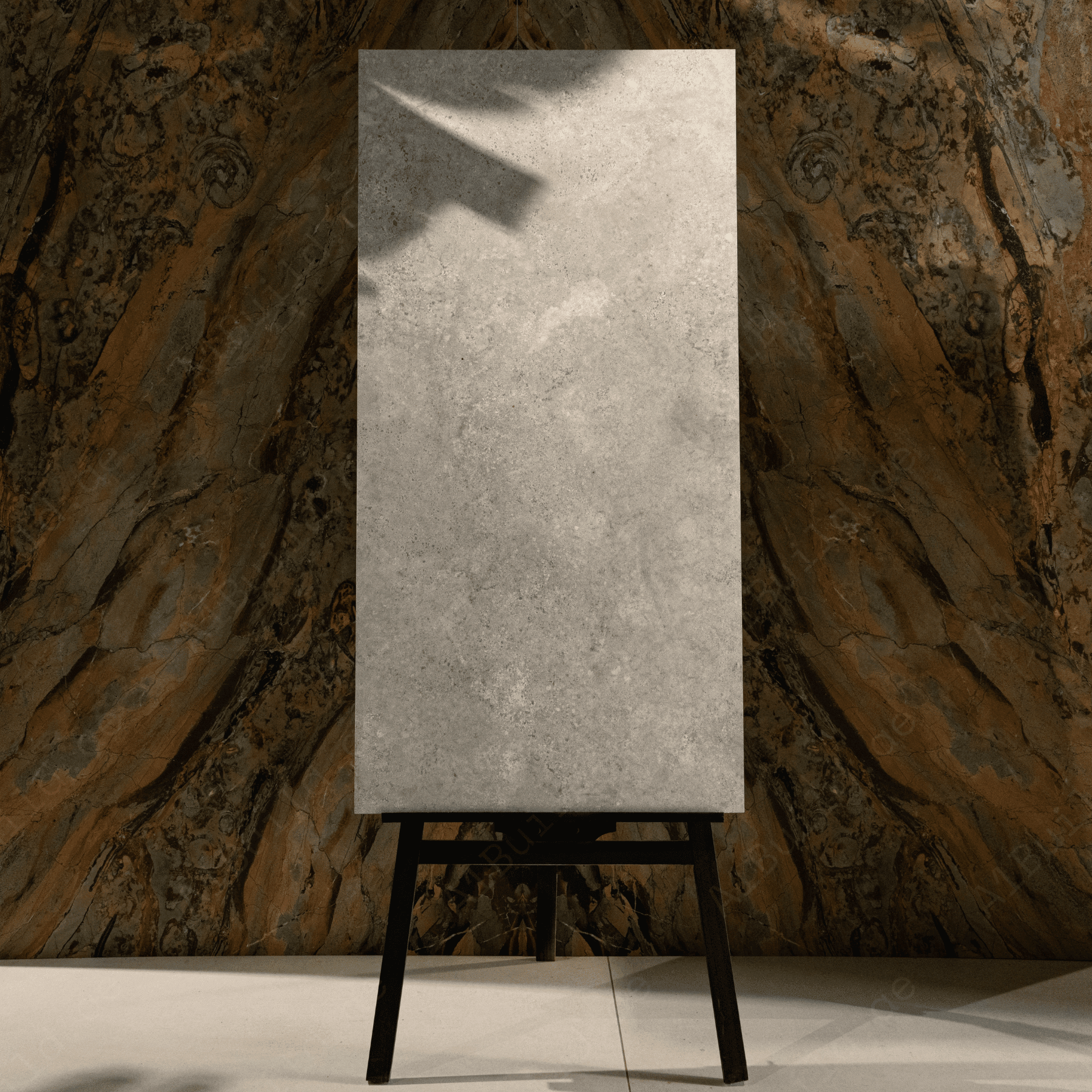 Marina Bianco porcelain tile 60x120cm 20mm thickness, white stone look design, durable porcelain tile for indoor and outdoor floors.