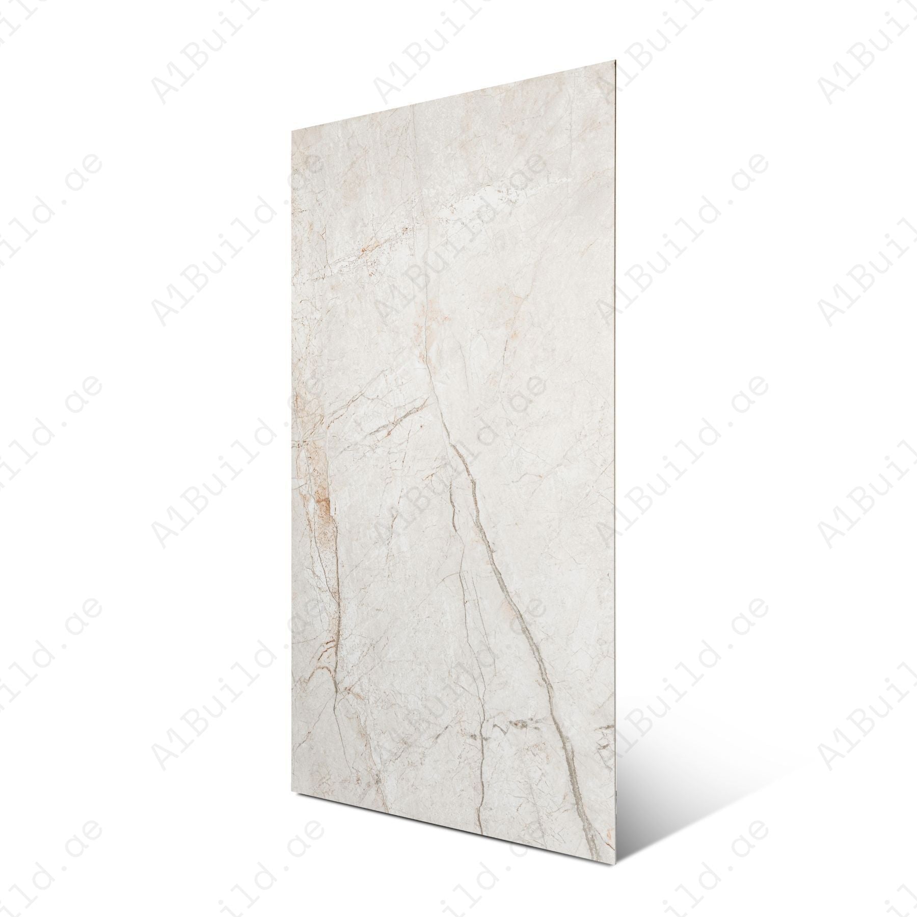 Marmi Beige marble-look porcelain tile with elegant beige veining, 60x120cm size & durable 9mm, ideal for modern walls & floors in residential & commercial spaces.