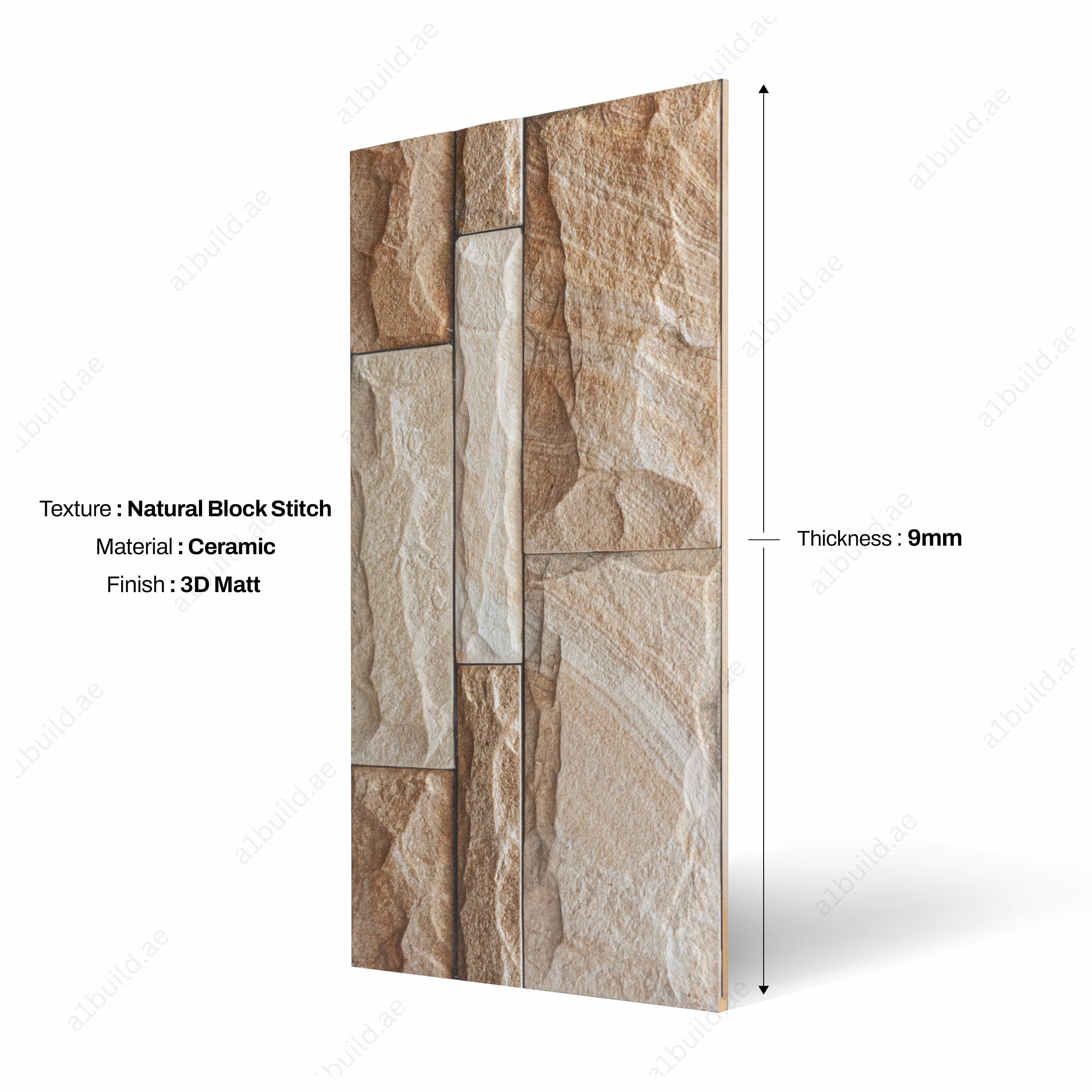 Marmoth Beige | Stylish Wall Tile for Kitchen, Bathroom & Interiors