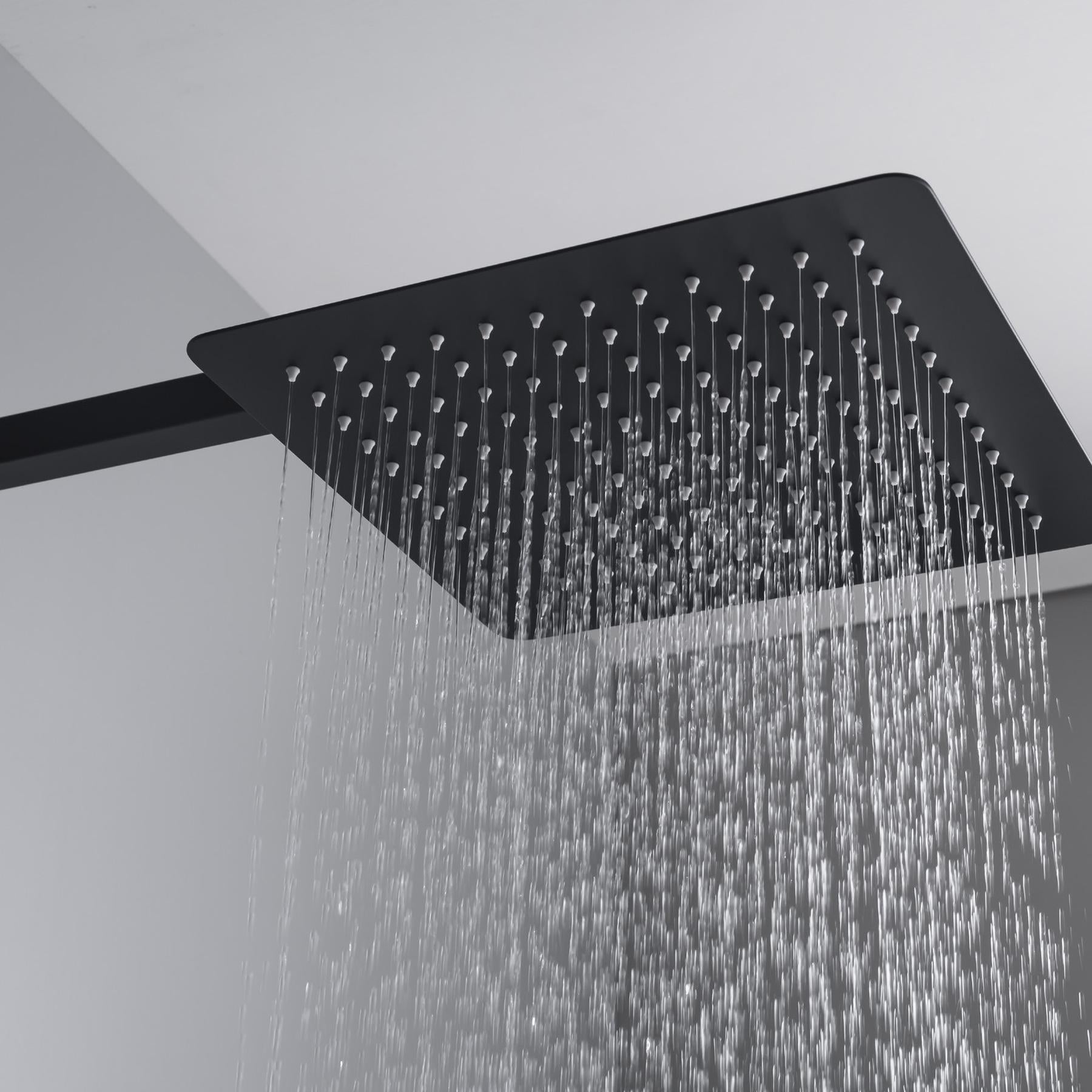 Matte Black Concealed Shower Mixer 2