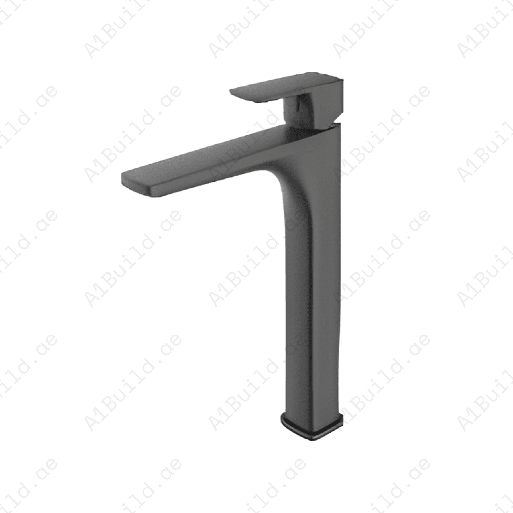 Metal Gun Finish Basin Mixer Without PUW – Modern Industrial Bathroom Fixture