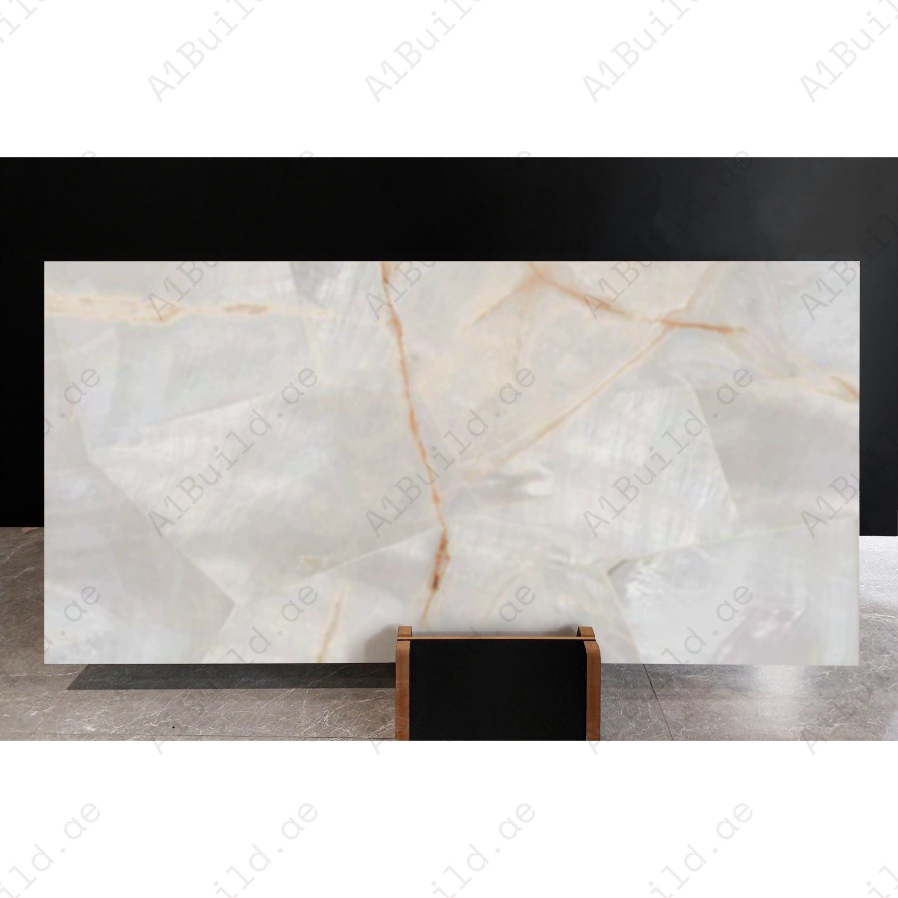 Milkey Pearl 80x160cm glossy porcelain tile, 09mm thick with pearl-toned marble design. Polished finish adds elegance and brightness to interiors.