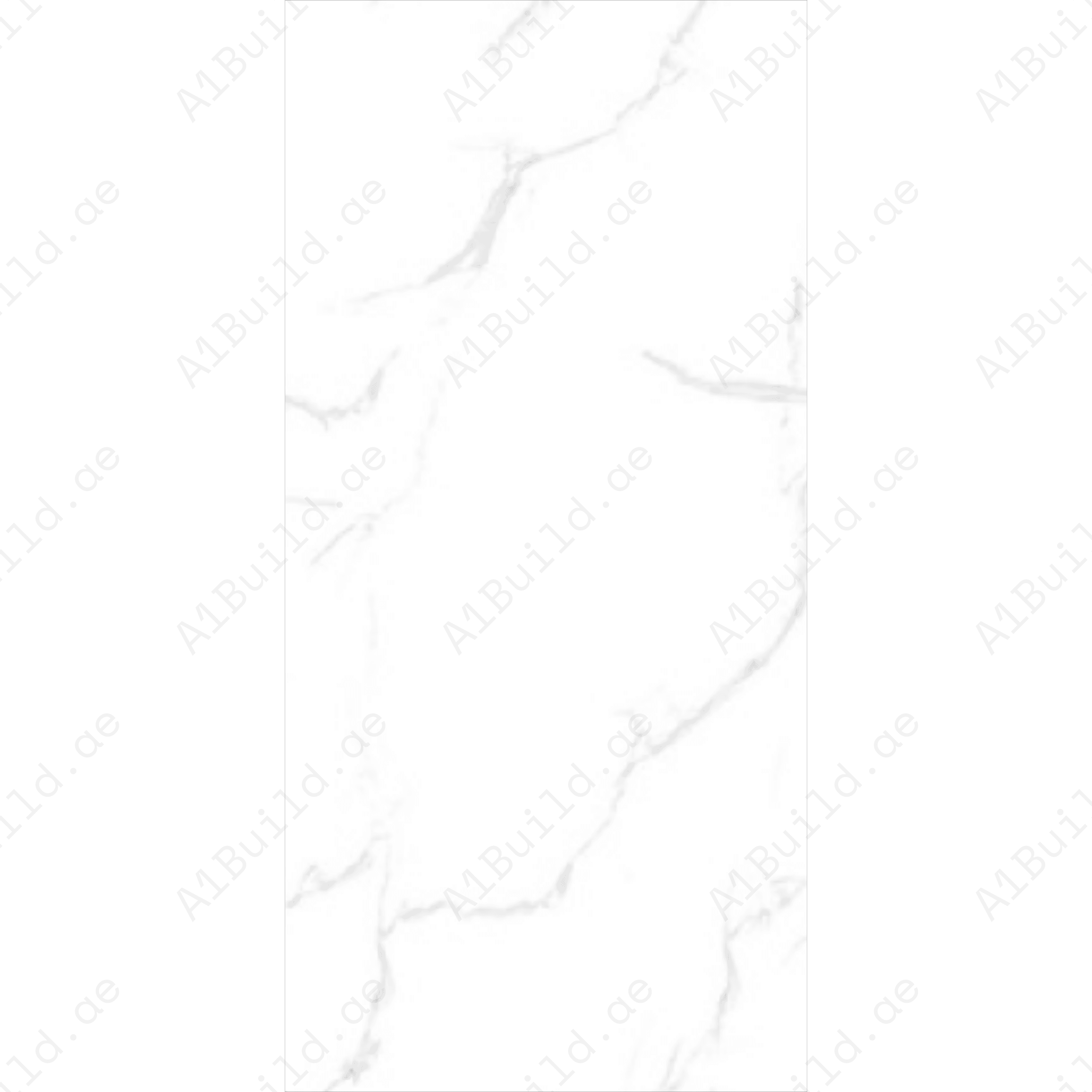 Mint Statuario 80x160cm glossy porcelain tile with white marble base and subtle mint tones. Durable 09mm design ideal for modern luxury interiors.