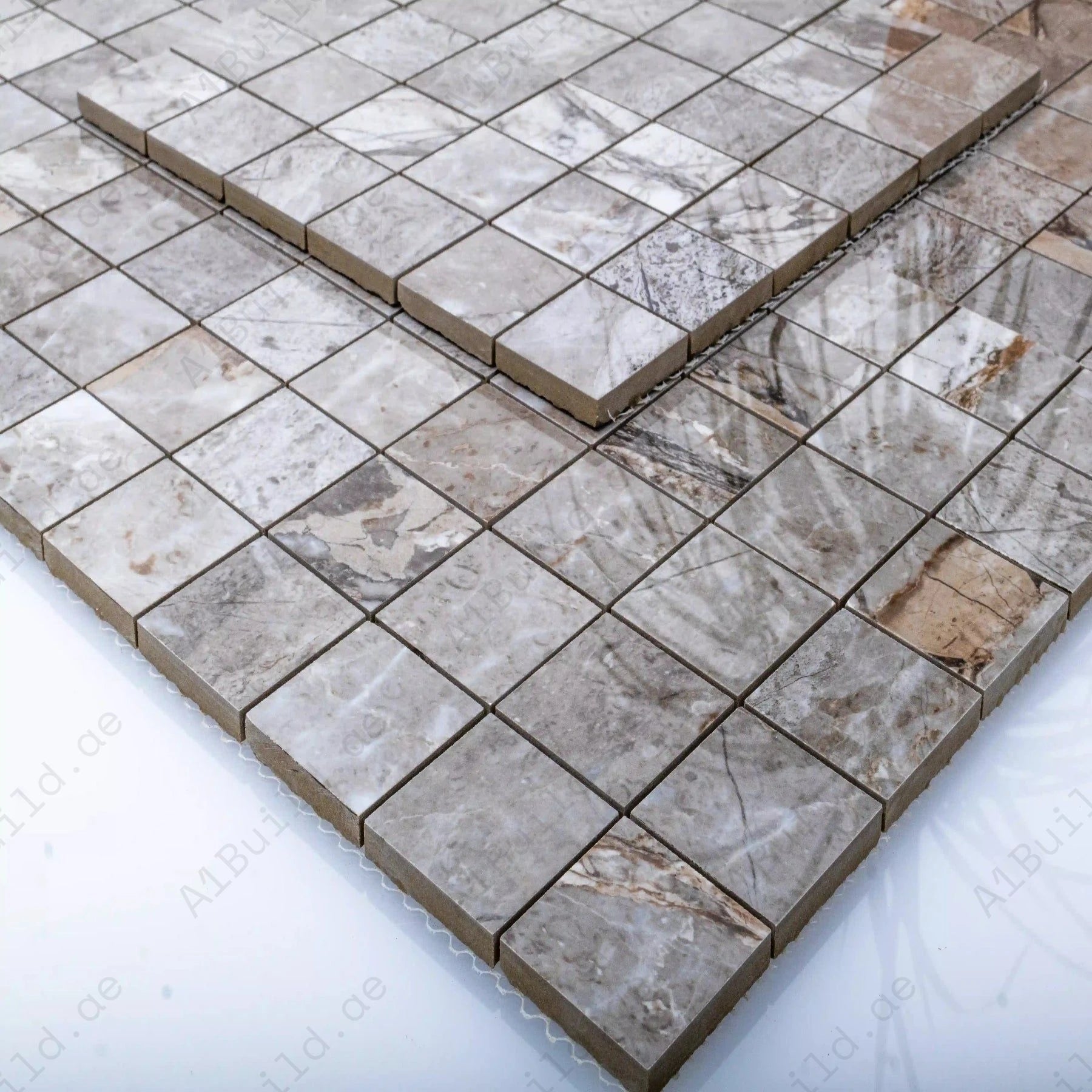 Mocha_Grey_Polish_Mosaic_Tiles_30x30_cm_Sheet_Glossy_Finish-C