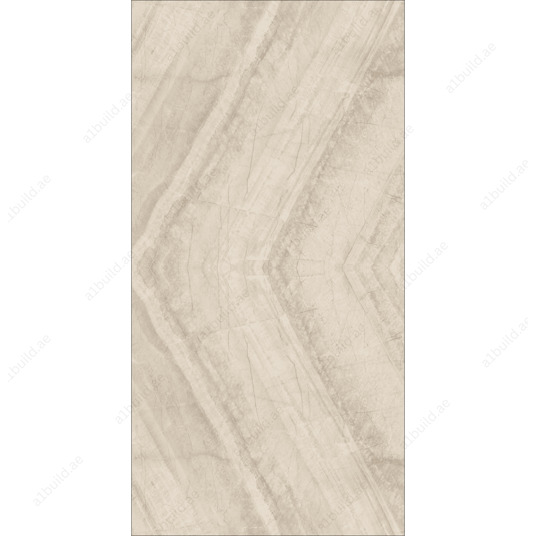 Nivea Beige (120X240cm High Gloss Book Match Porcelain Slabs)