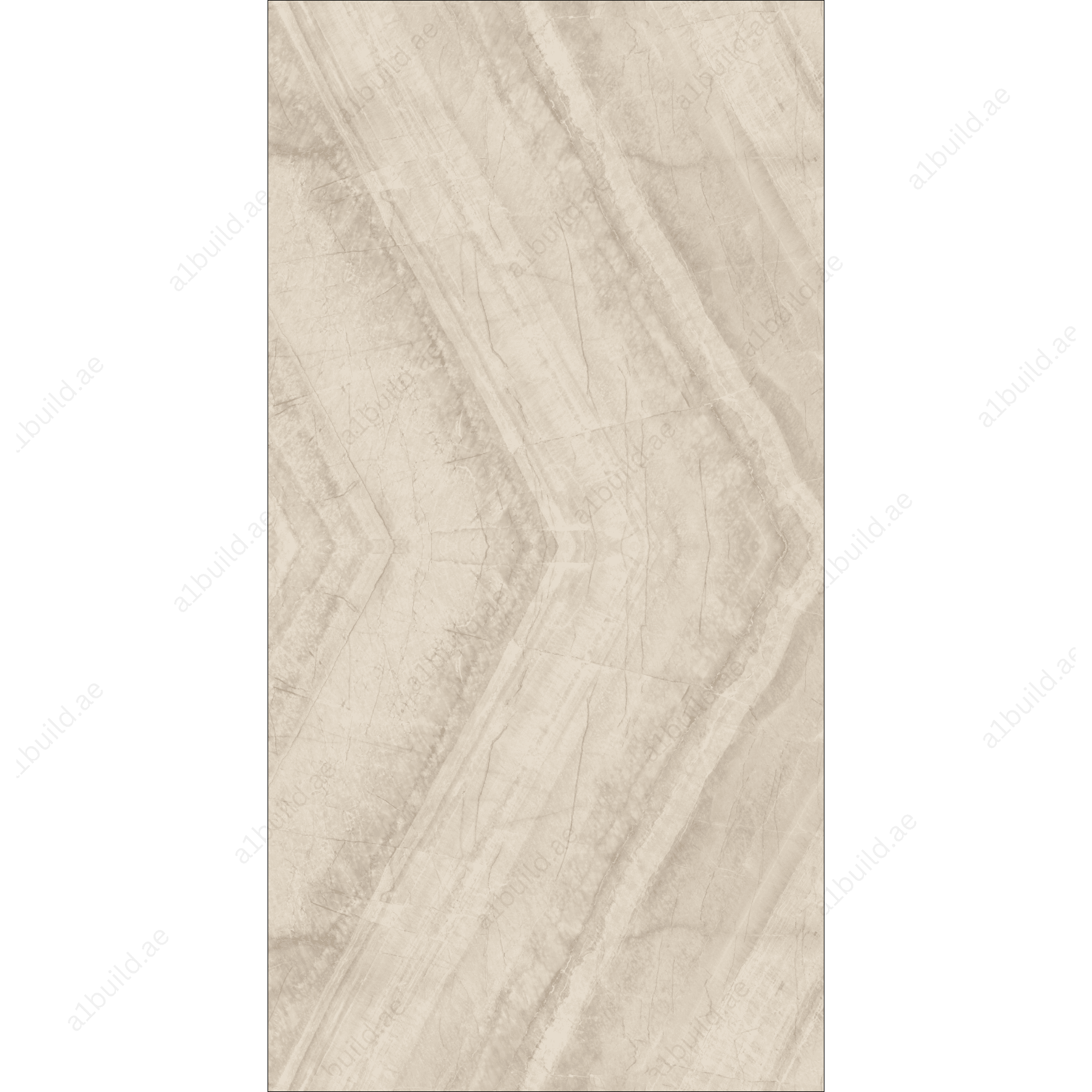 Nivea Beige (120X240cm High Gloss Book Match Porcelain Slabs)