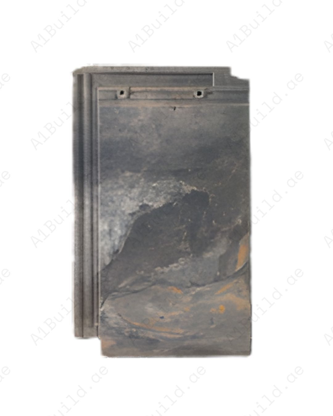 Natura Terra flat polished ceramic roof tile in earth-tone finish. UV-resistant, waterproof, thermally efficient tile with aesthetics & long-lasting durability.