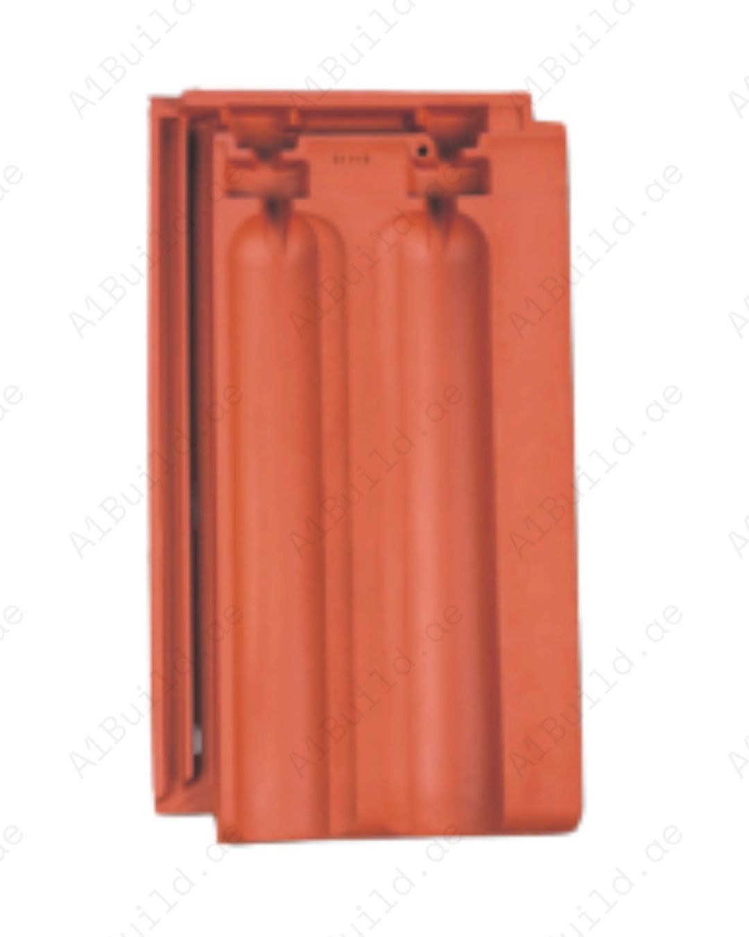 Natural Red flat ceramic roof tile for modern homes. Strong, lightweight, glossy surface with cost-efficient installation and premium durability.