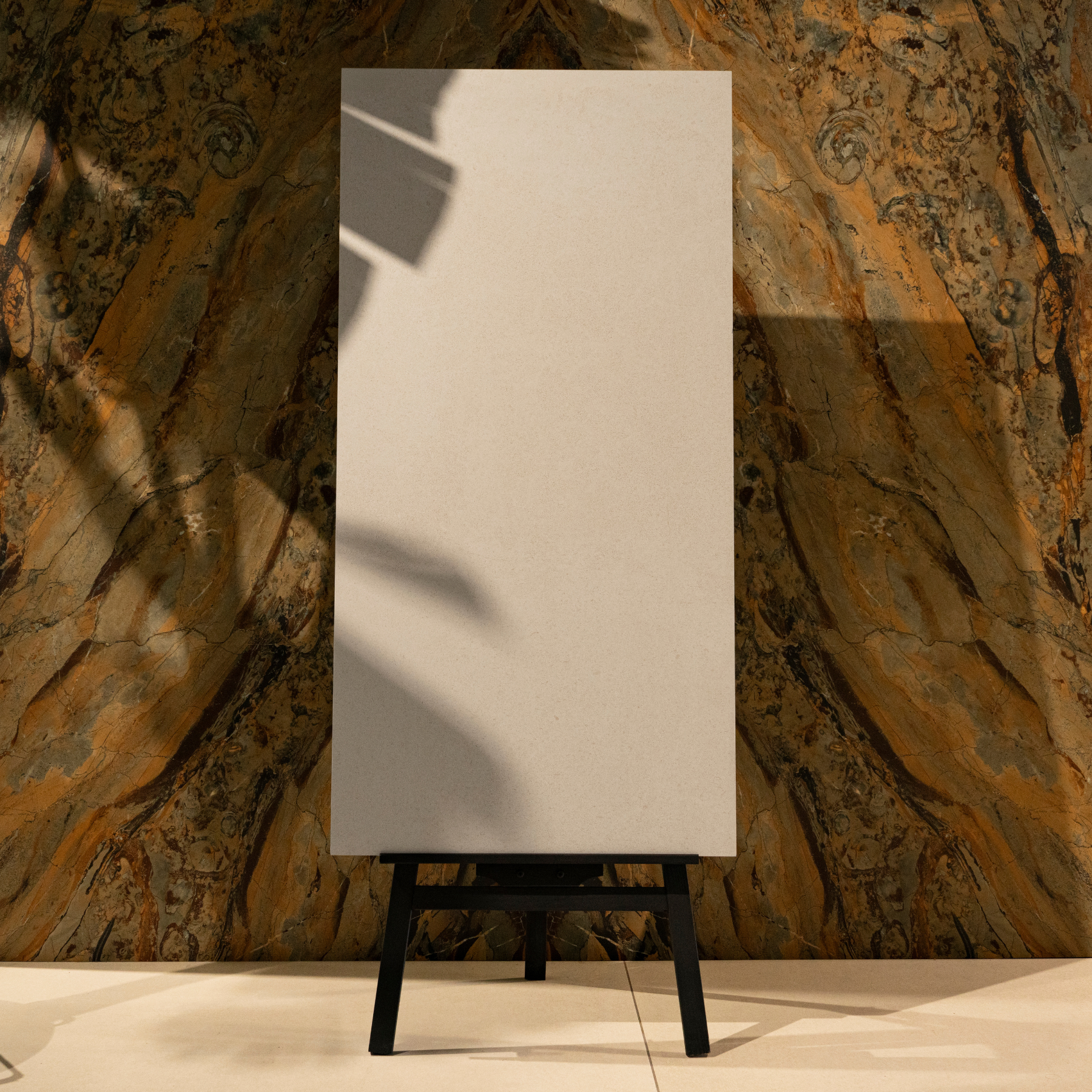 Norway Crema porcelain tile 60x120cm with 9mm thickness features a warm marble look, durable porcelain body for floors and walls.