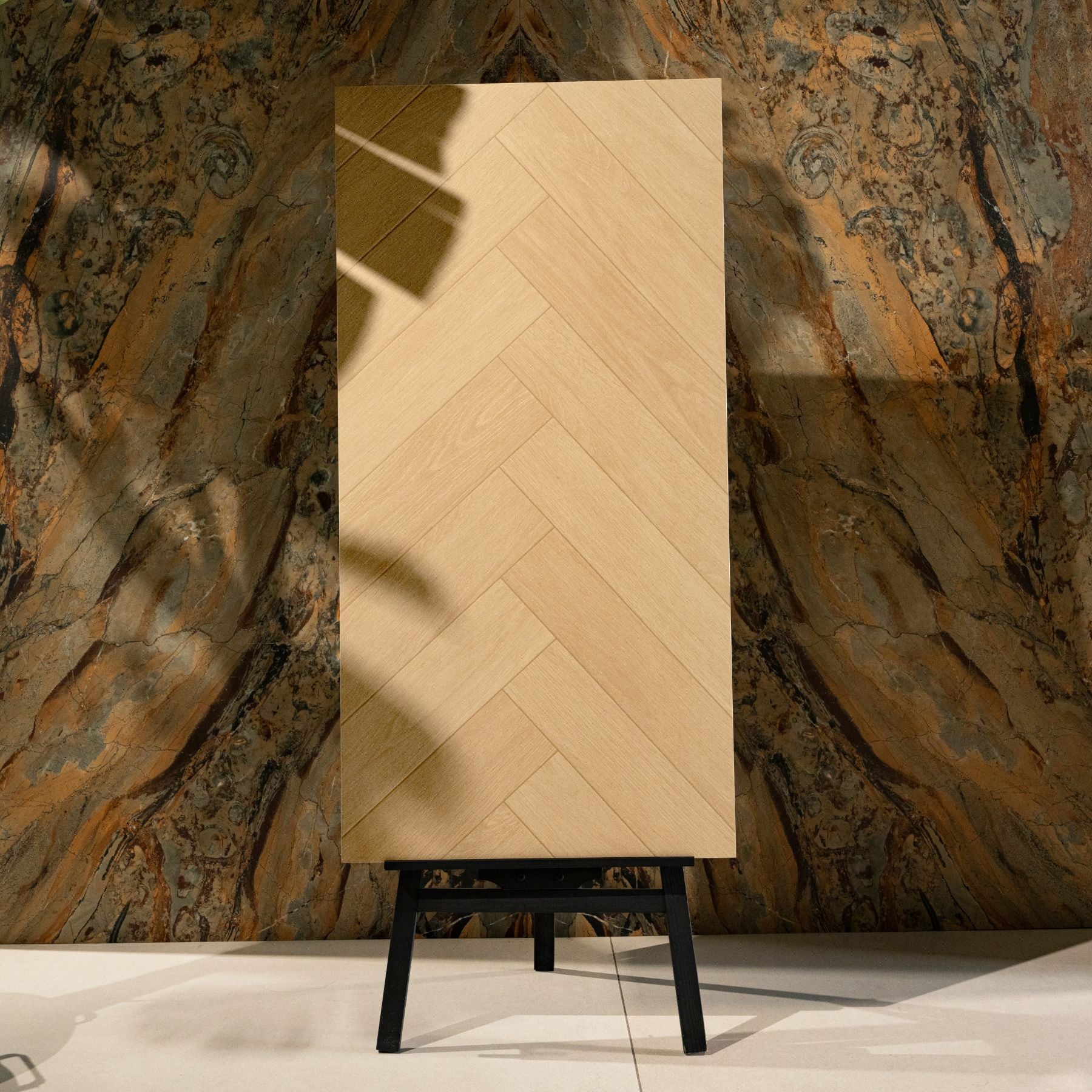 Oak Dune porcelain tile 60×120cm features a soft oak wood texture with durable porcelain strength, ideal for warm interiors and modern living spaces.