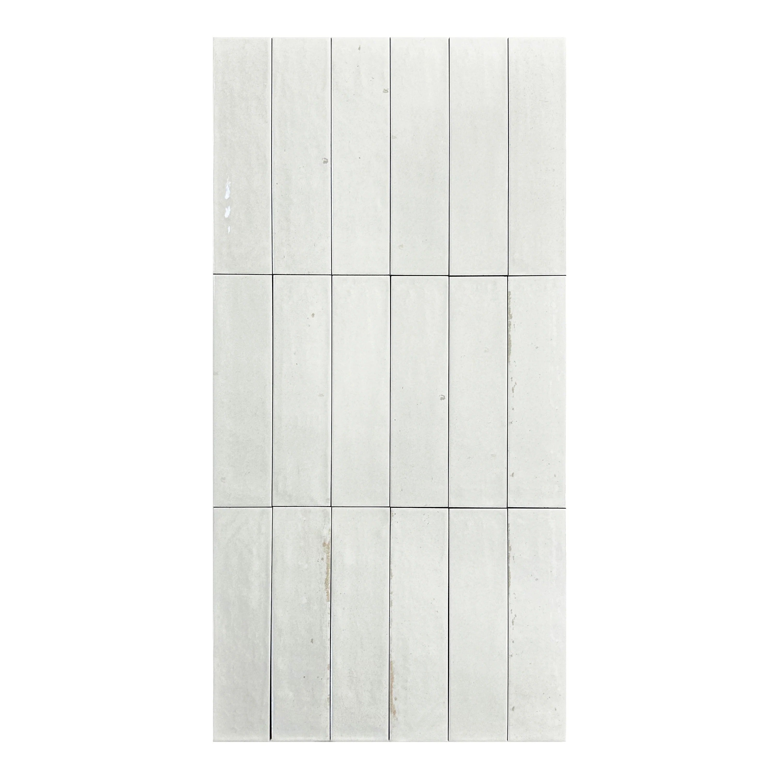 Off White Glossy Porcelain Spectrum Tile. Durable, waterproof, and scratch-resistant for indoor & outdoor walls, floors, kitchens, and high-traffic areas.
