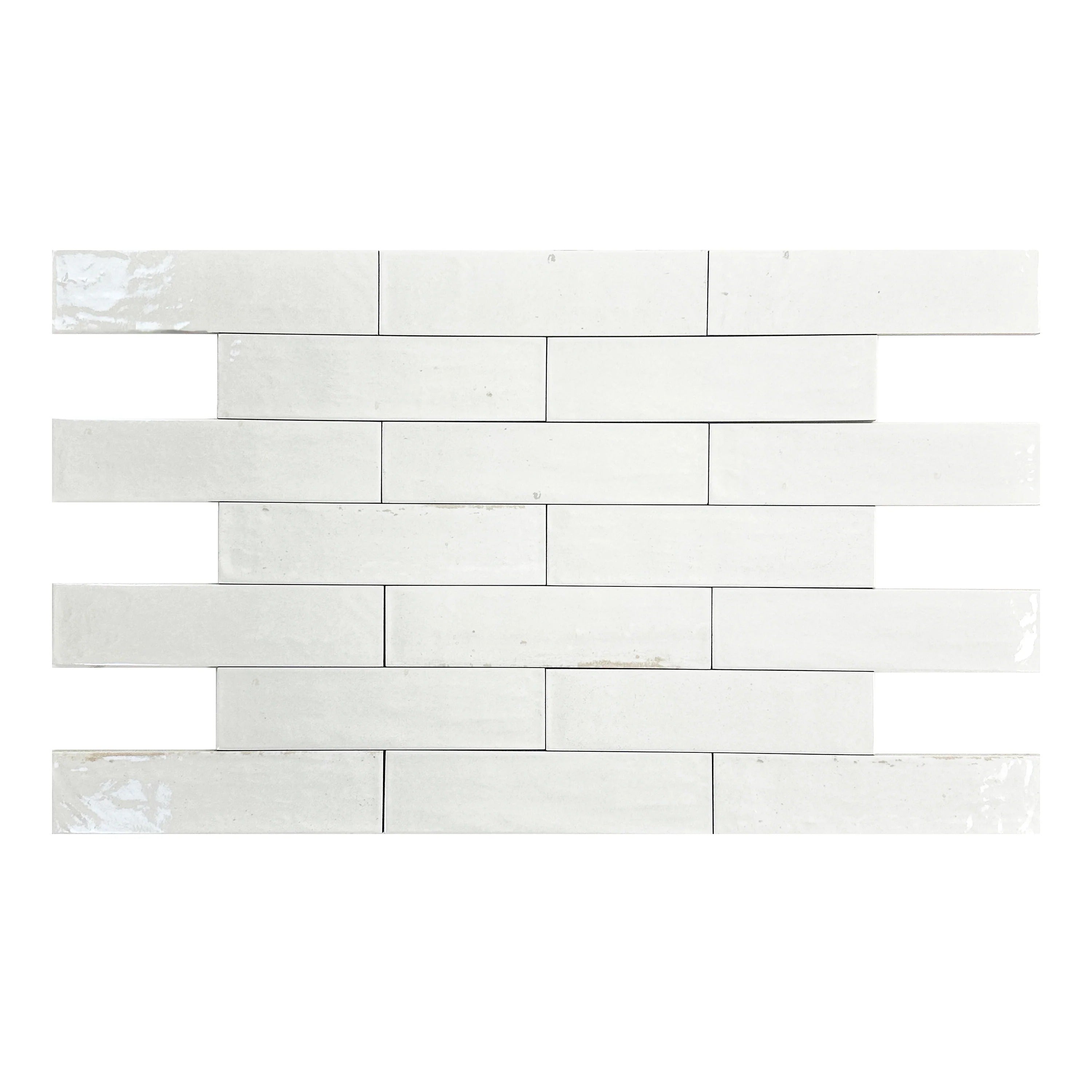 Off White Glossy Porcelain Spectrum Tile. Durable, waterproof, and scratch-resistant for indoor & outdoor walls, floors, kitchens, and high-traffic areas.