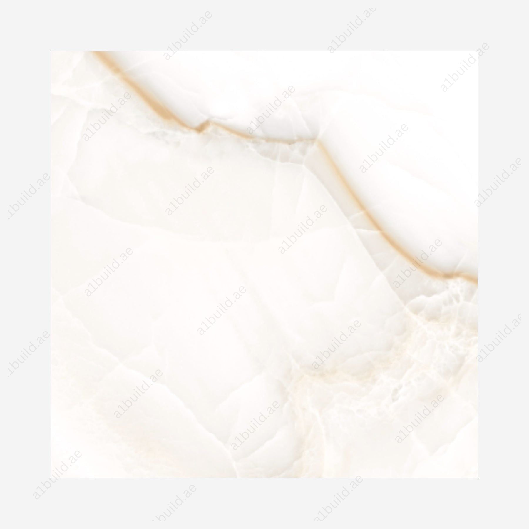 Onice Beige (120X120cm 09mm Random High Gloss Porcelain Tiles for Indoor Spaces)