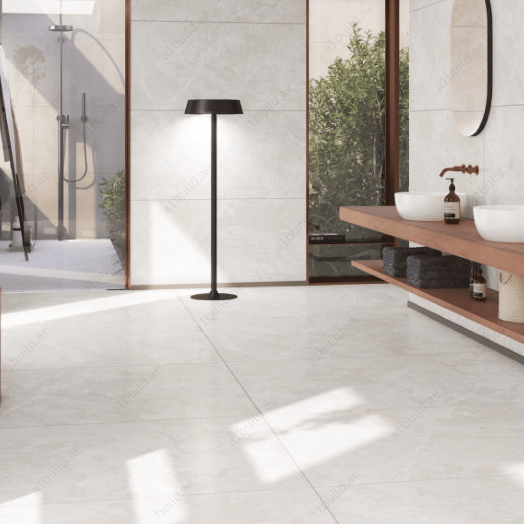 Oso Pearl Tiles 60x120cm - Random Matt Porcelain for Elegant Spaces