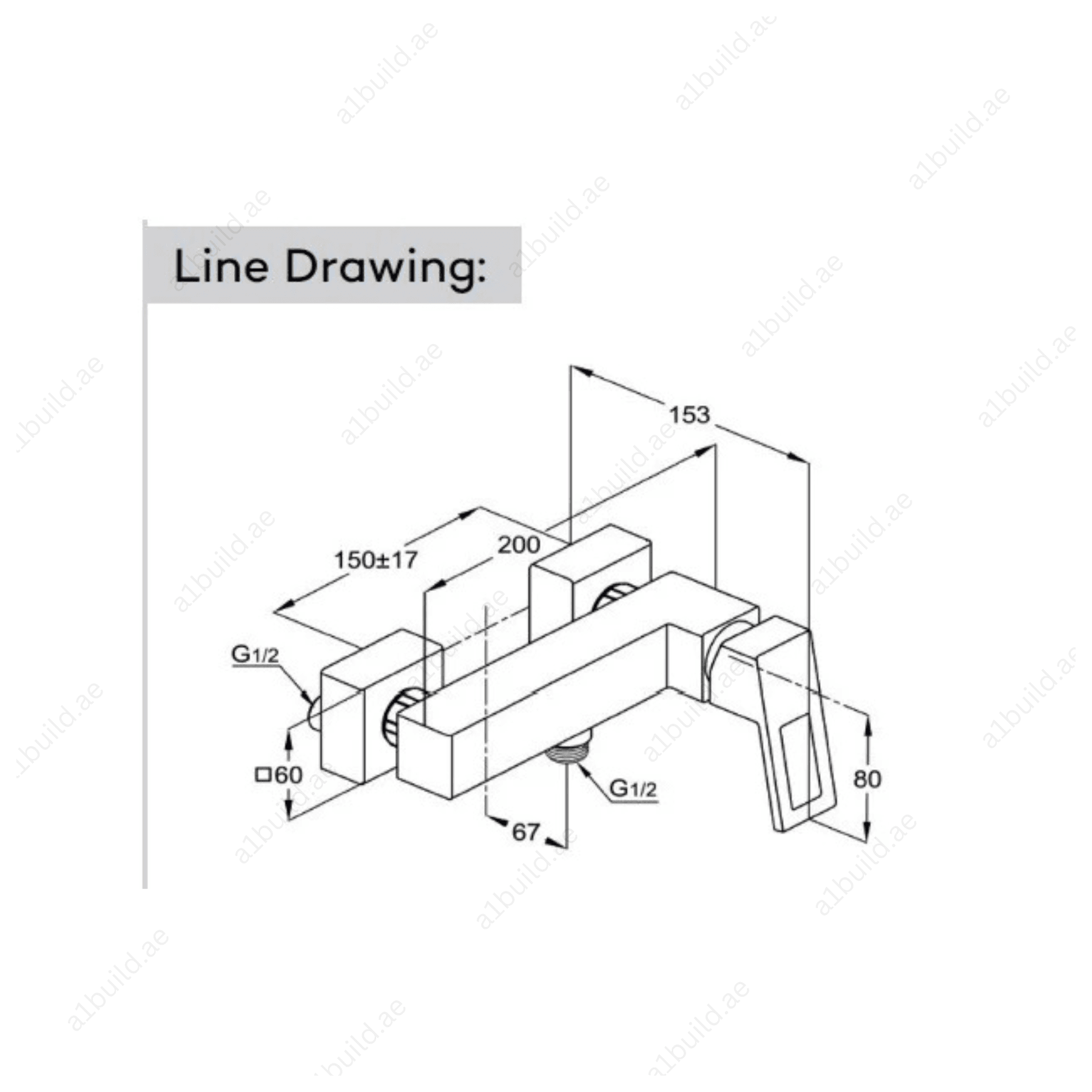 PACIFIC Single Lever Shower Mixer Chrome  8.0 Ltr/Min Flow Rate