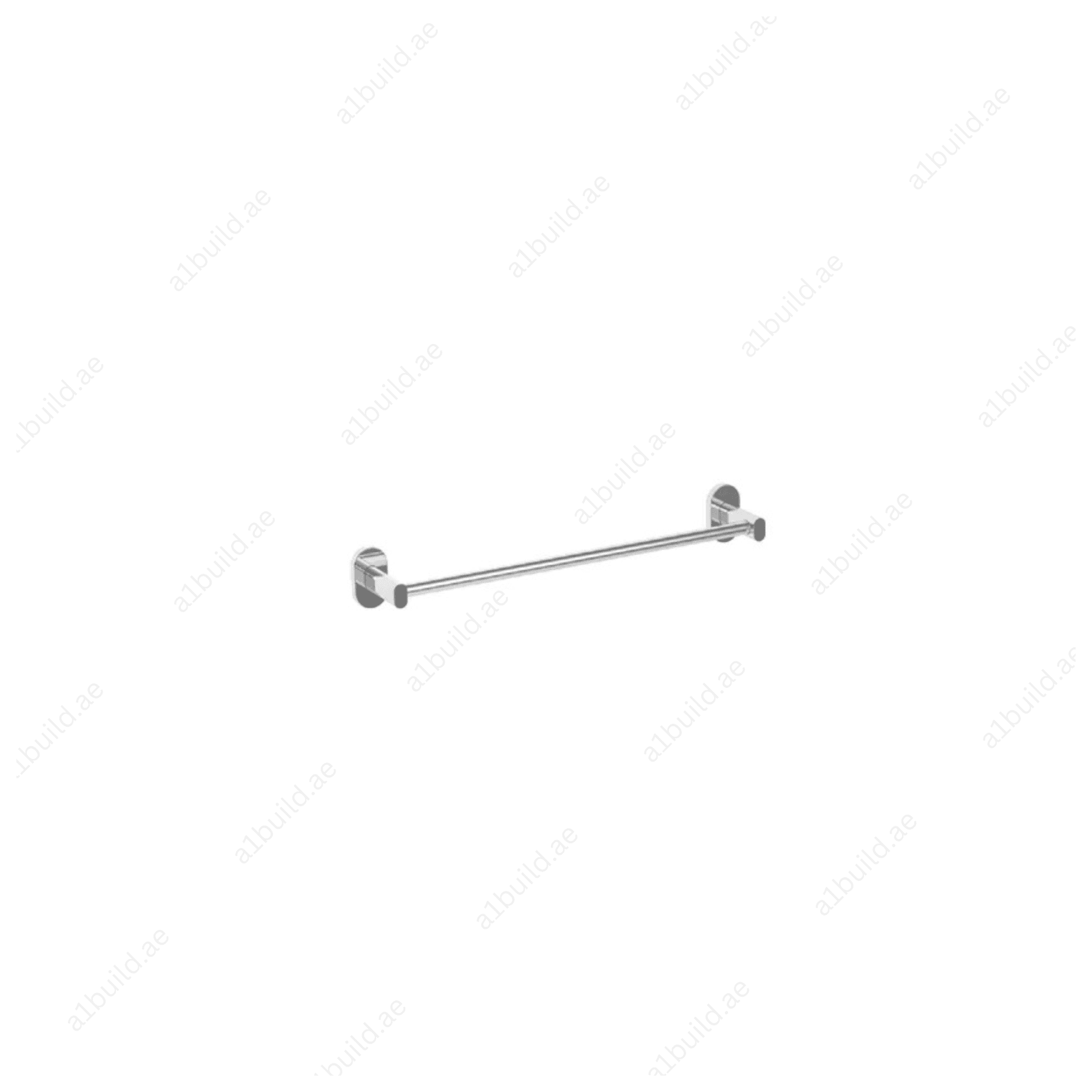 PASSION Single Towel Bar in Chrome | Wall Fastening with Screws & Dowels