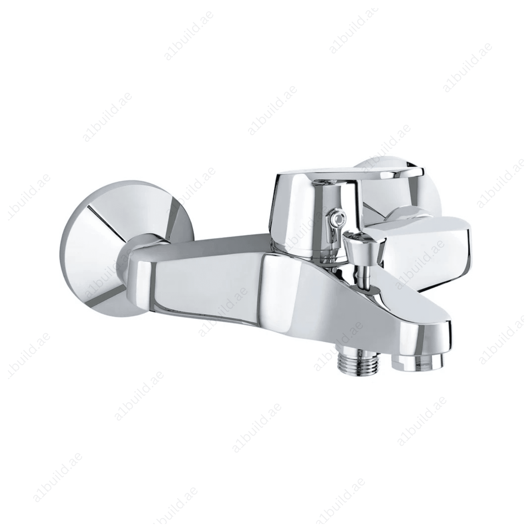 PEAK Single Lever Bath and Shower Mixer | Chrome Finish with Flow Regulator