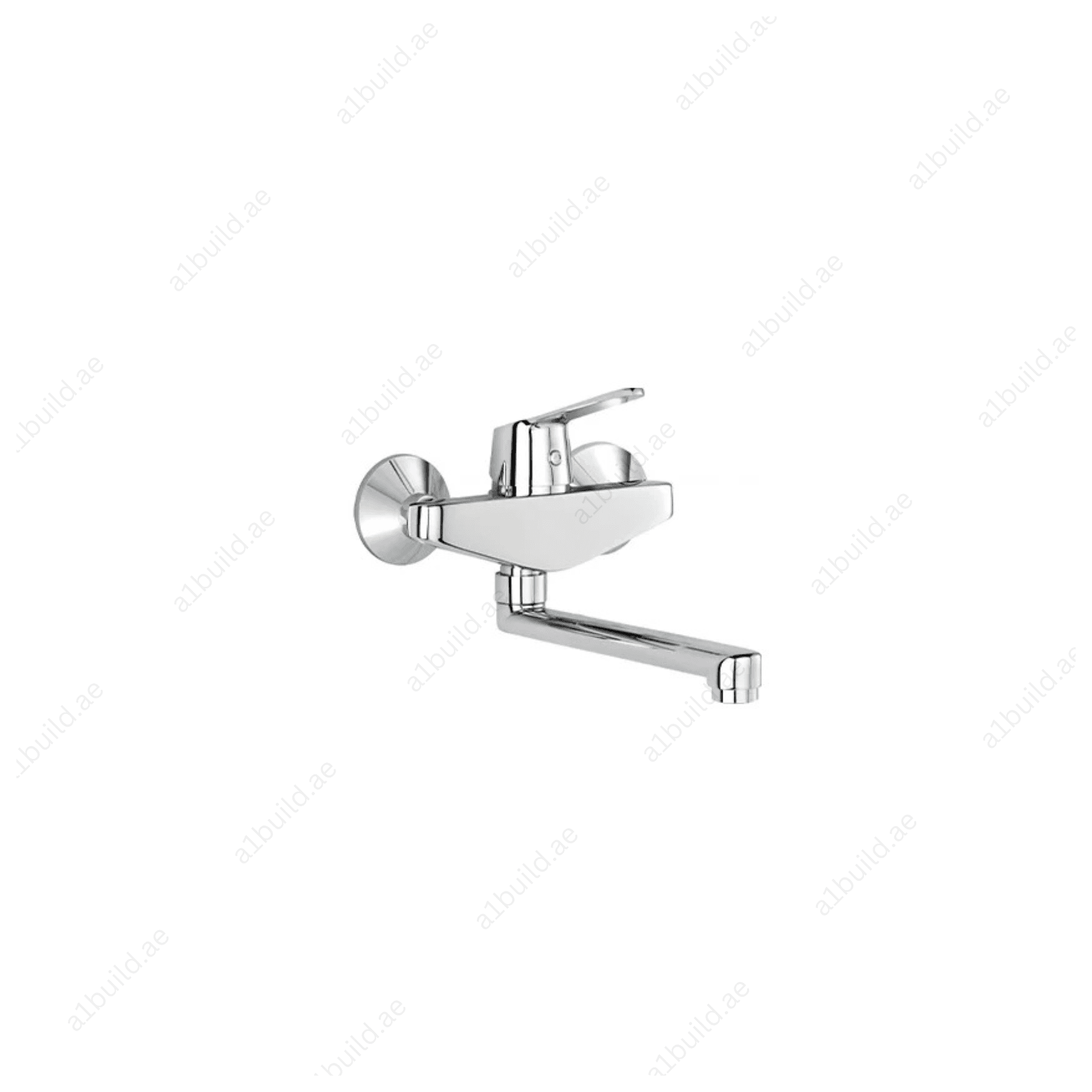 PEAK Wall-Mounted Single Lever Sink Mixer | Chrome