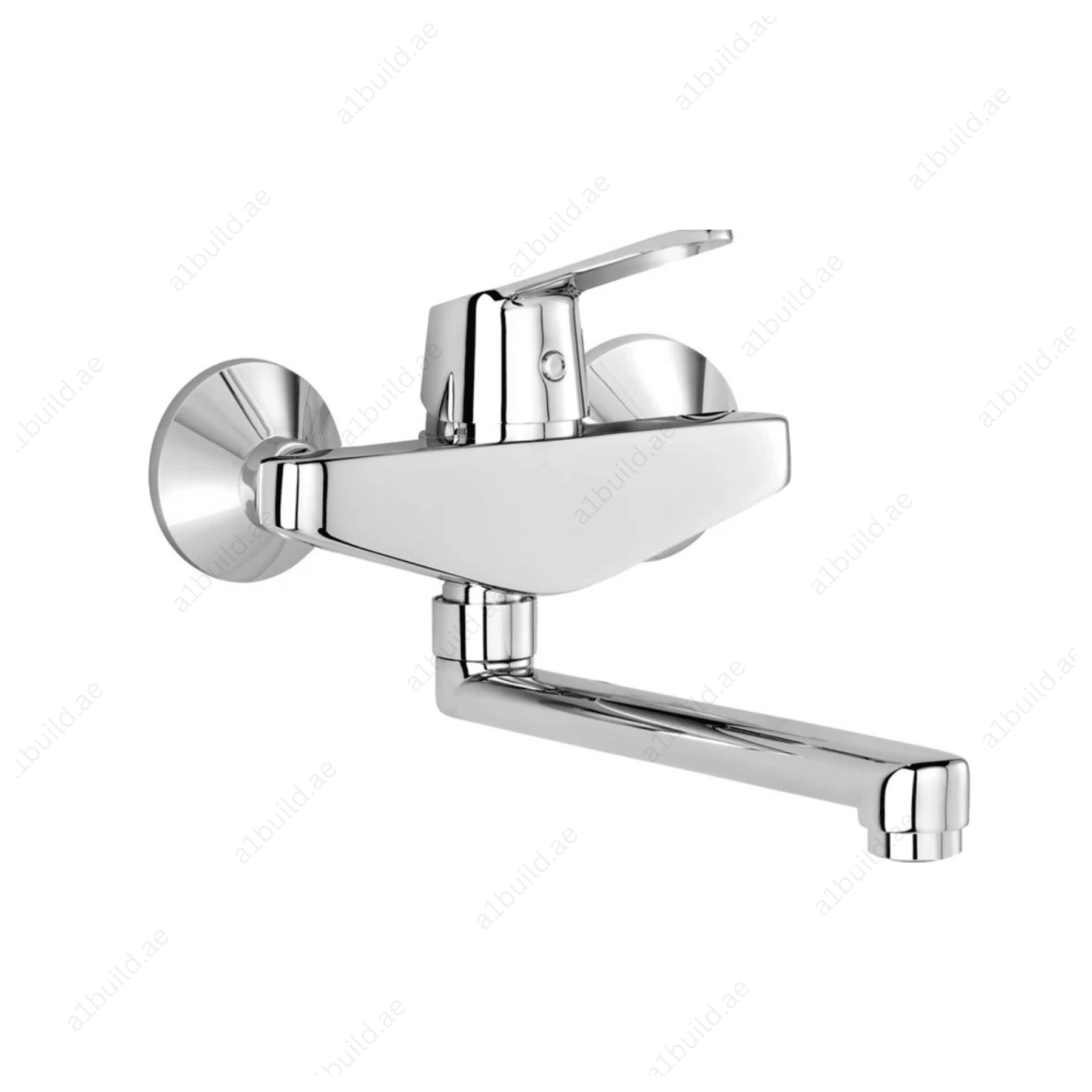 PEAK Wall-Mounted Single Lever Sink Mixer | Chrome