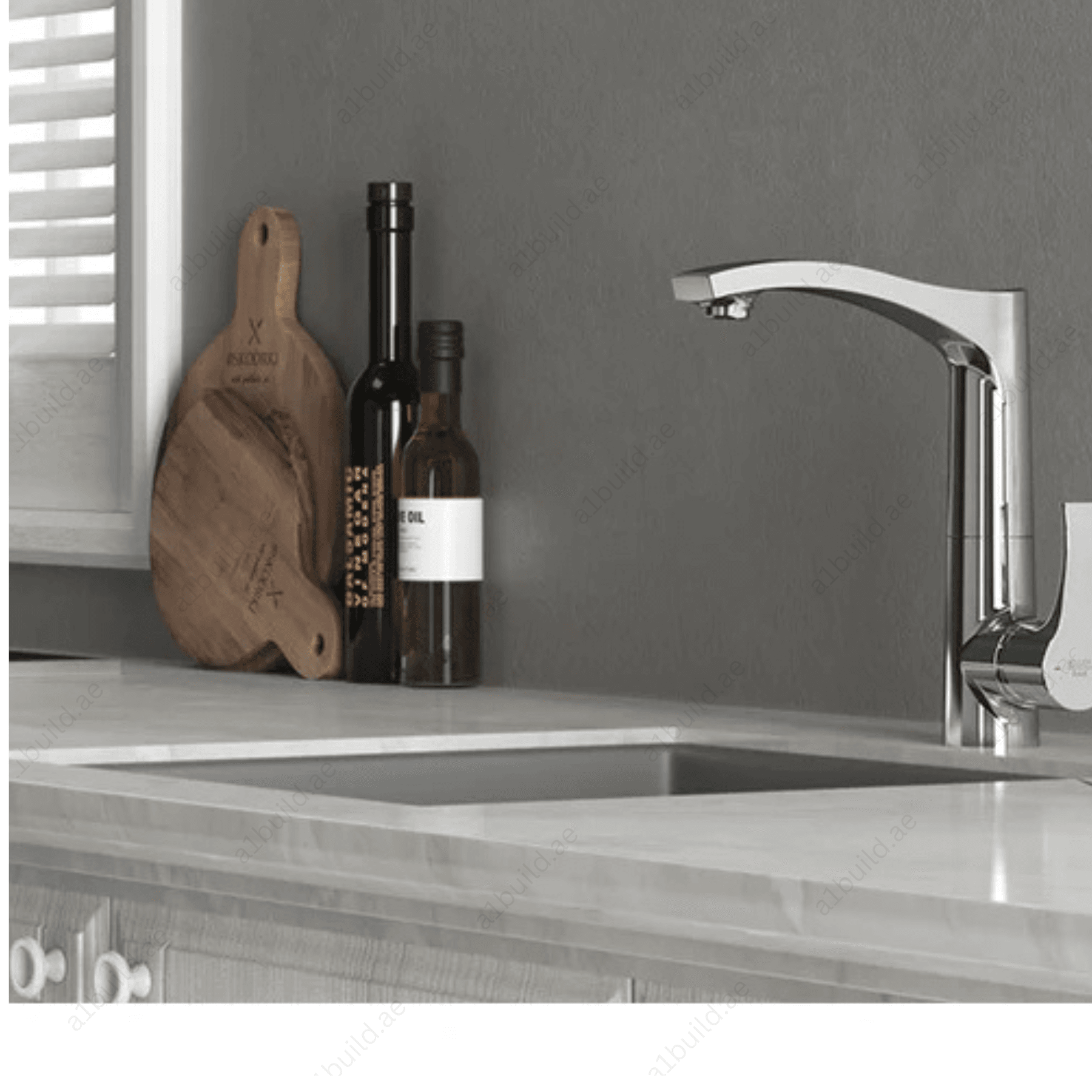 PETRA Single Lever Sink Mixer | Chrome Finish | 360° Spout