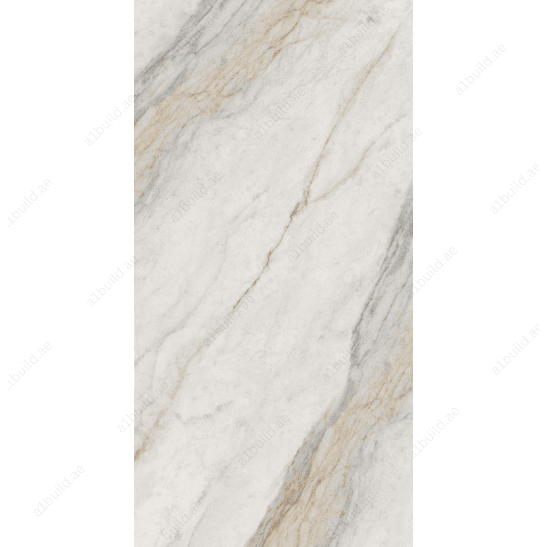 Placia Bianco High Gloss Porcelain Slabs | 120x240cm Warm Grey Tiles for Walls & Floors