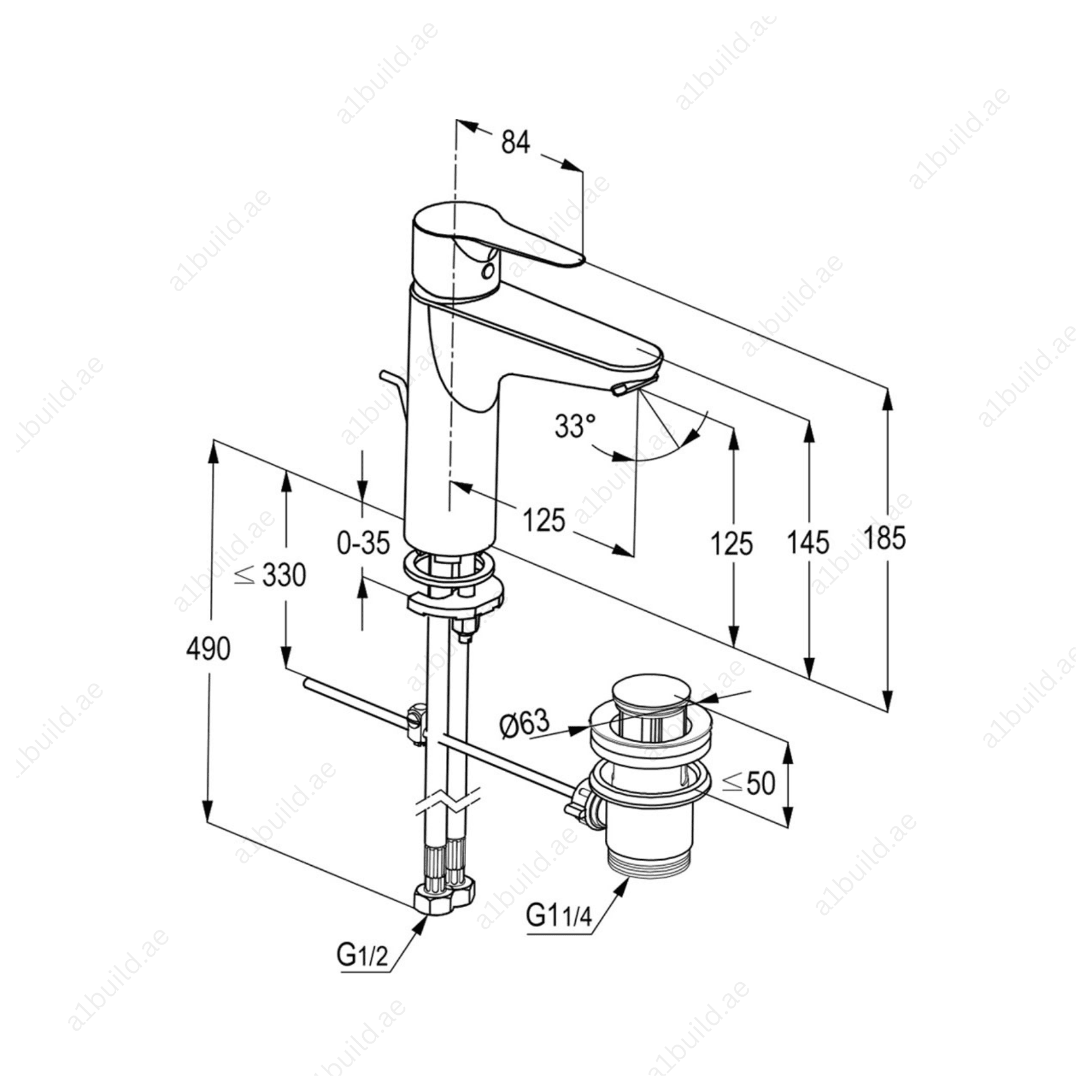 POLARIS XL Single Lever Basin Mixer – Modern Design, High Performance