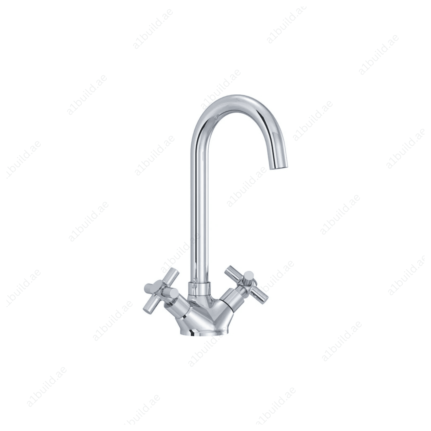 PREMIER X Dual Controlled Sink Mixer | Metal Handle & Swivel U Spout