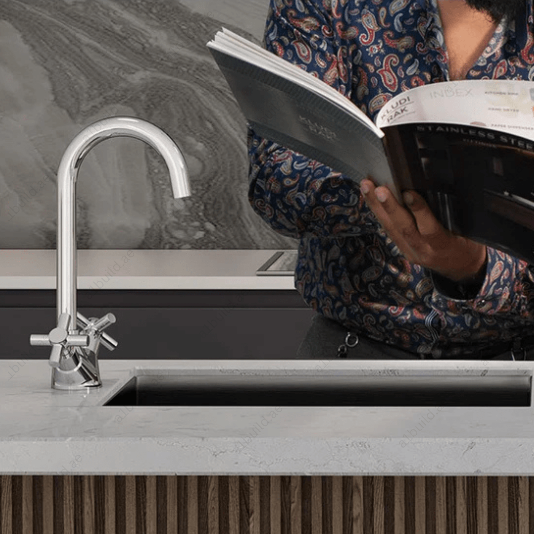 PREMIER X Dual Controlled Wall-Mounted Sink Mixer | Chrome