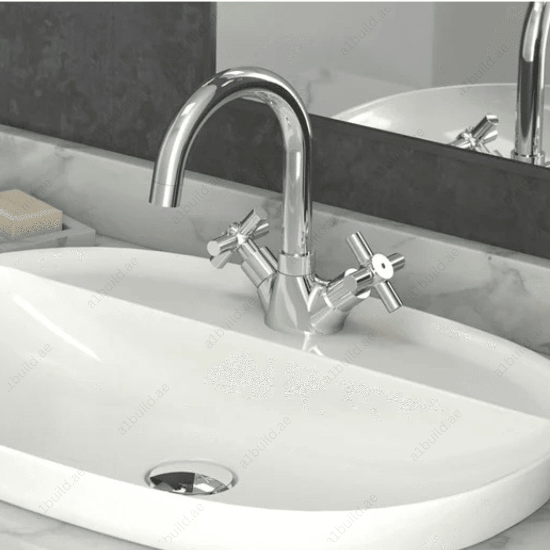 PREMIER X Dual Controlled Basin Mixer DN 15 with Swivel Spout