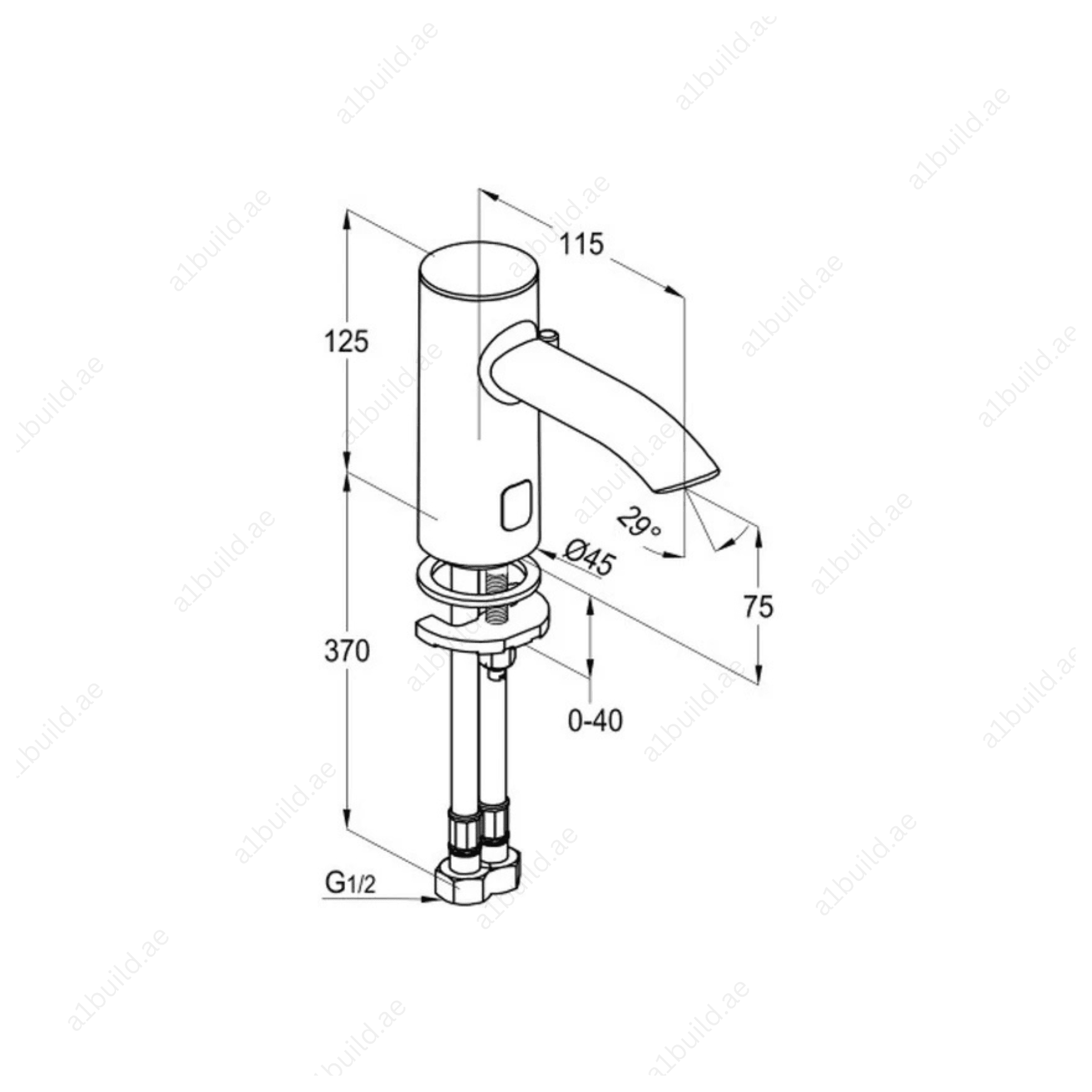 PRIME Electronic Controlled Basin Mixer with Advanced Features