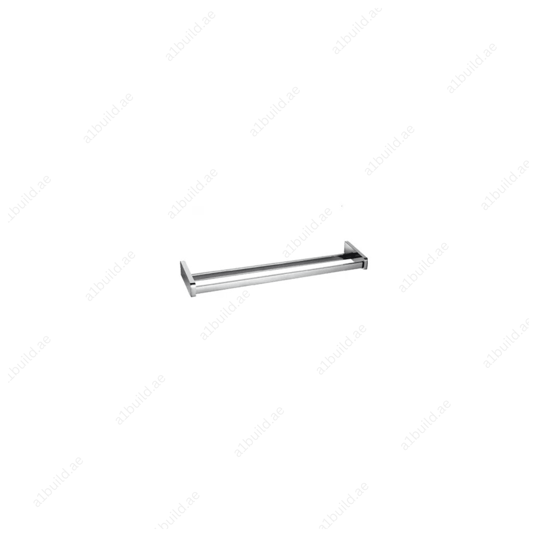 PROFILE STAR Double Towel Bar in Chrome | Wall Fastening with Screws