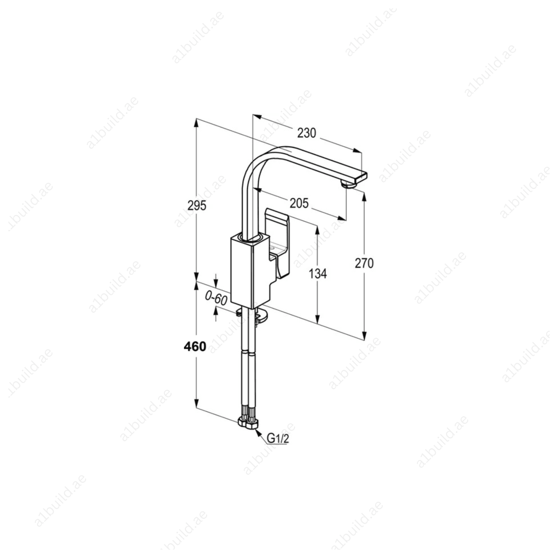 PROFILE STAR Single Lever Sink Mixer | Chrome with Swivel Spout