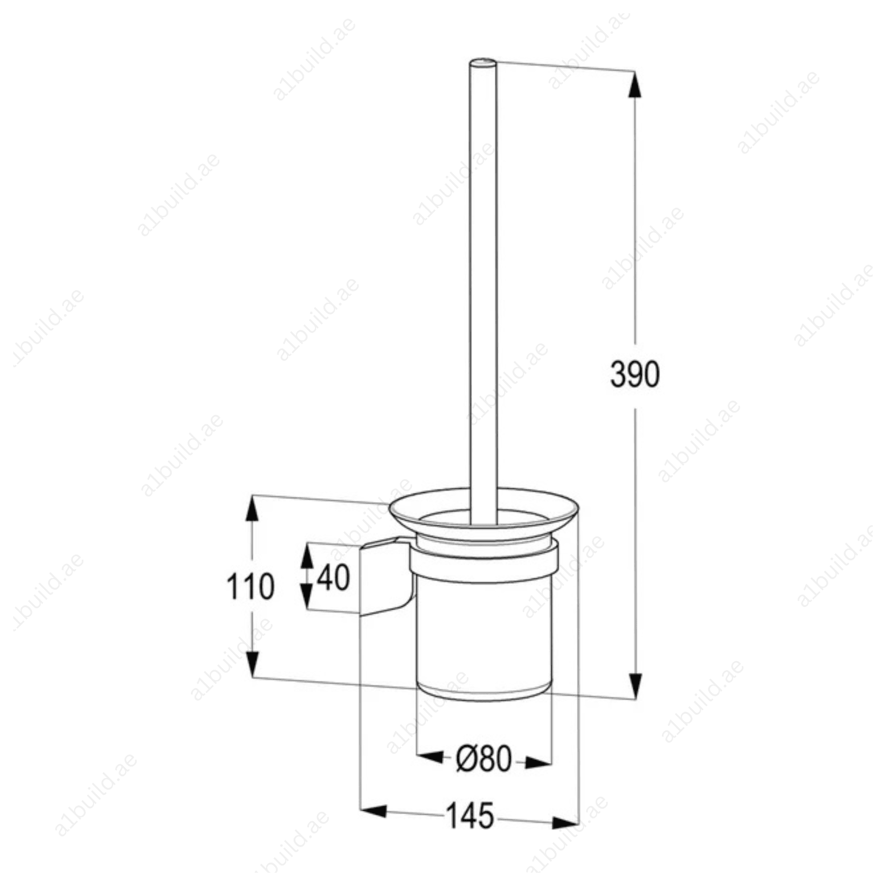 PROFILESTARToiletBrushHolder-ChromeFinishwithGlass_WallFastening_3