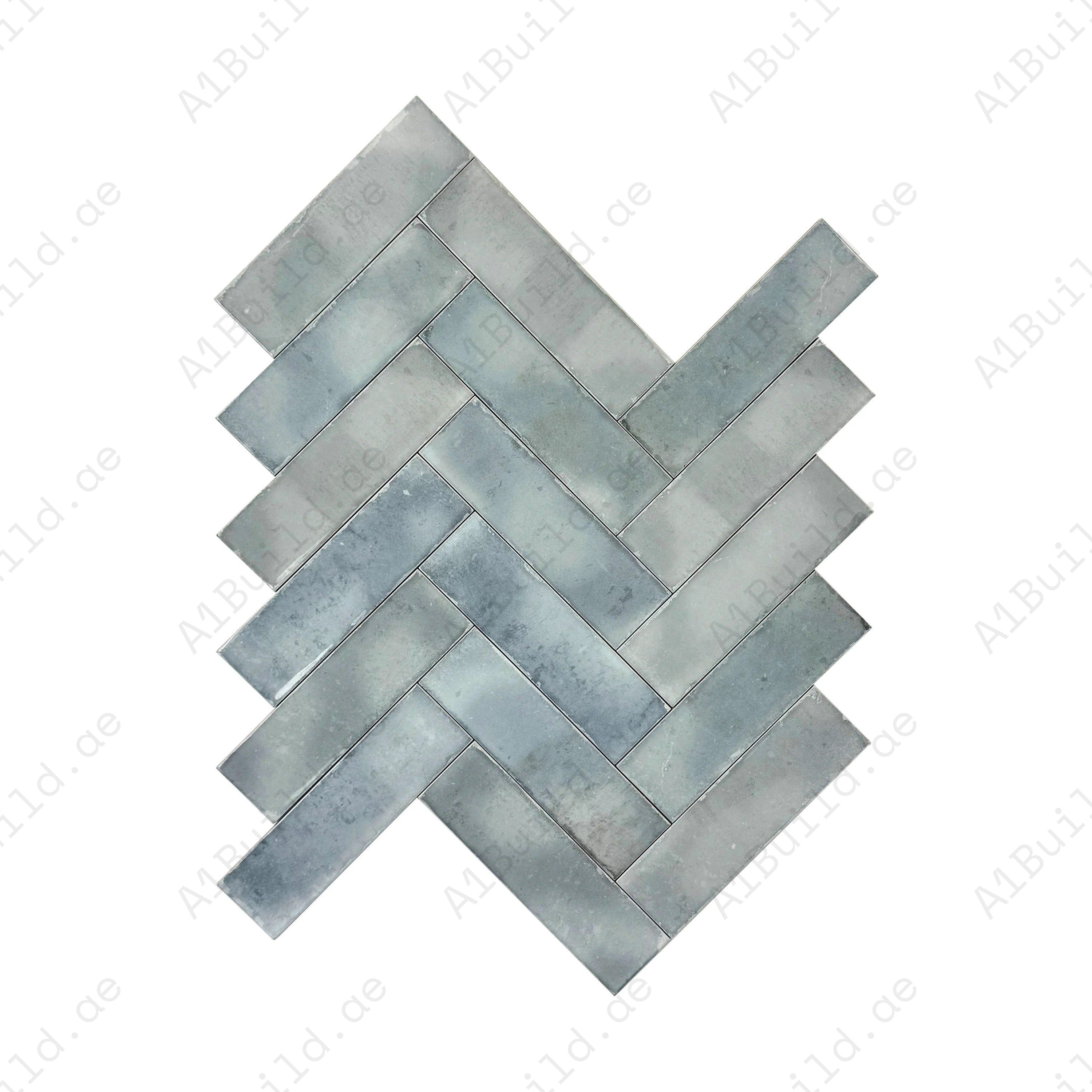 Pearl glossy glazed ceramic artisanal tiles with soft tones and polished finish. Ideal for walls, kitchens, and bathrooms, adding refined lasting elegance.