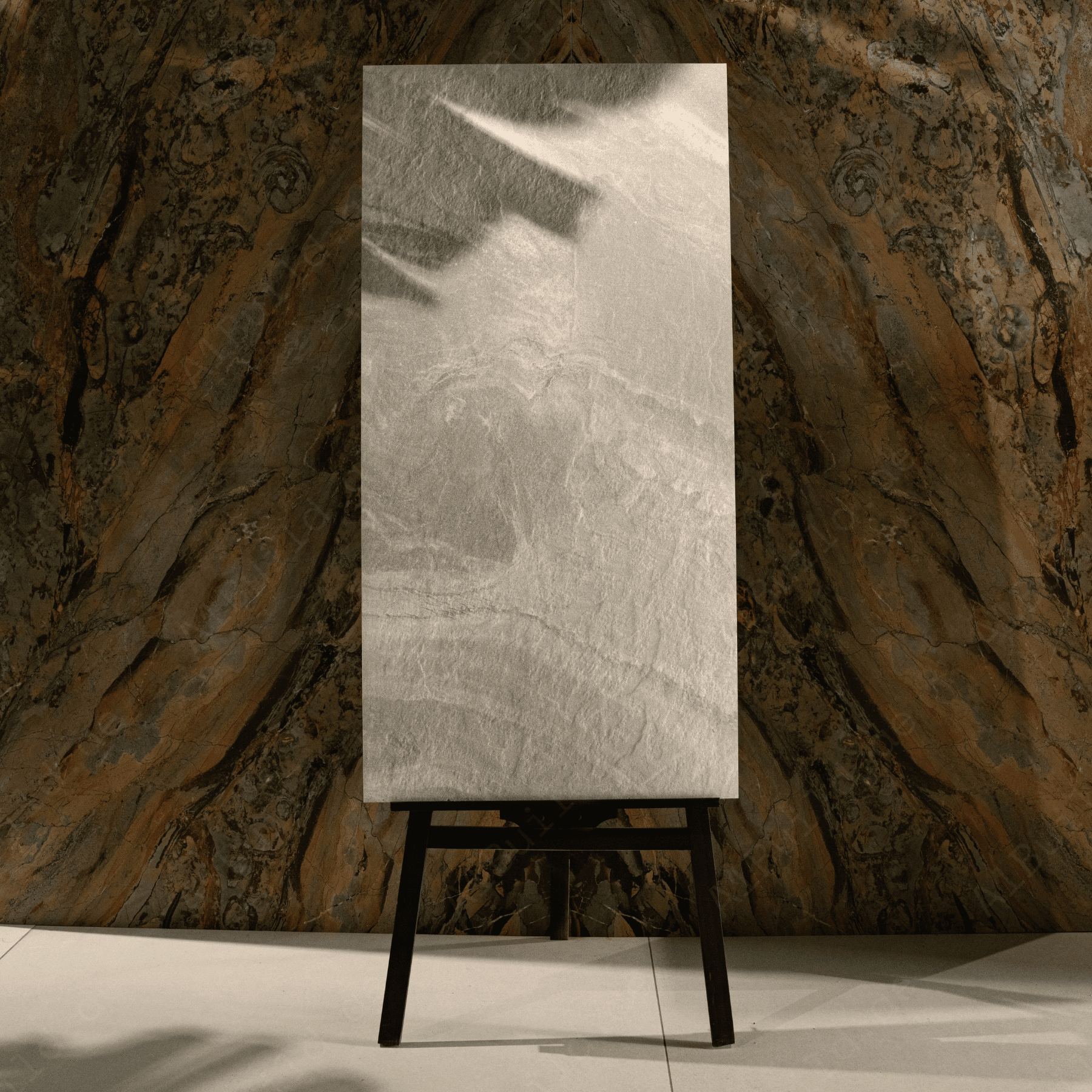 Picasso Crema porcelain tile 60x120cm 20mm thickness, marble look design, durable porcelain tile for indoor and outdoor floors.