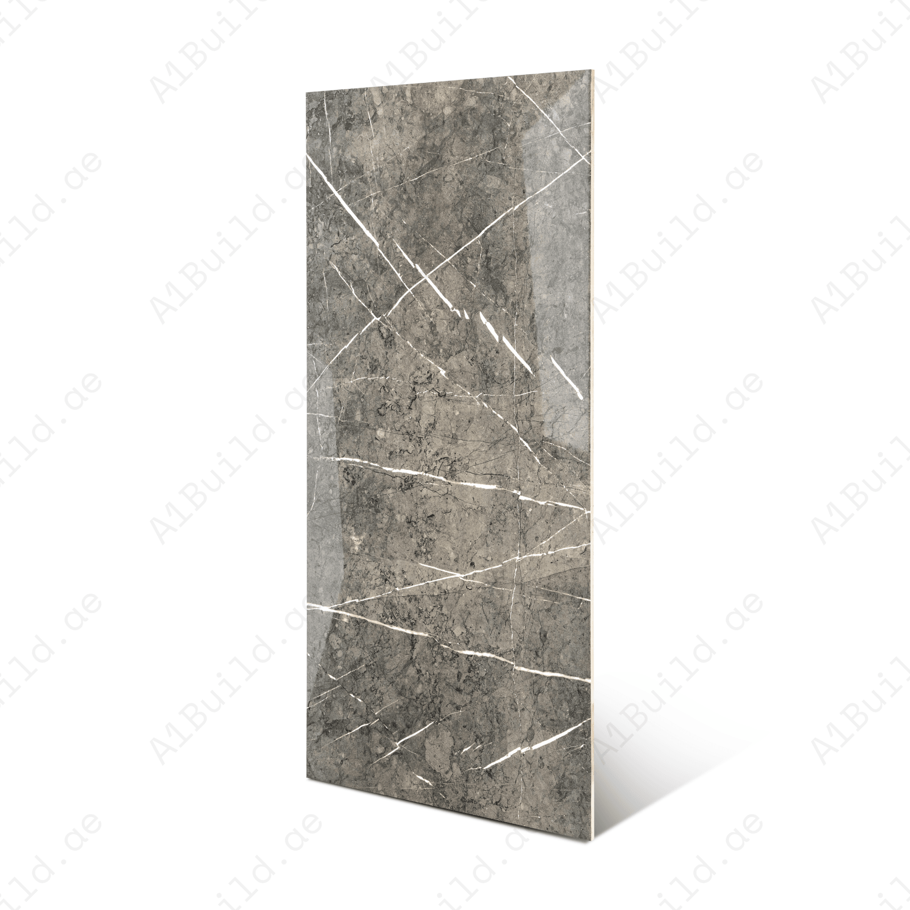 Pietra Grey tiles (60x120cm, 9mm) feature a High Gloss finish with a sophisticated grey design. Perfect for Indoor Floors and Walls, these Porcelain tiles add a touch of modern elegance and refined style to any space. The glossy surface enhances the rich grey tones, creating a sleek and contemporary atmosphere ideal for both residential and commercial interiors.