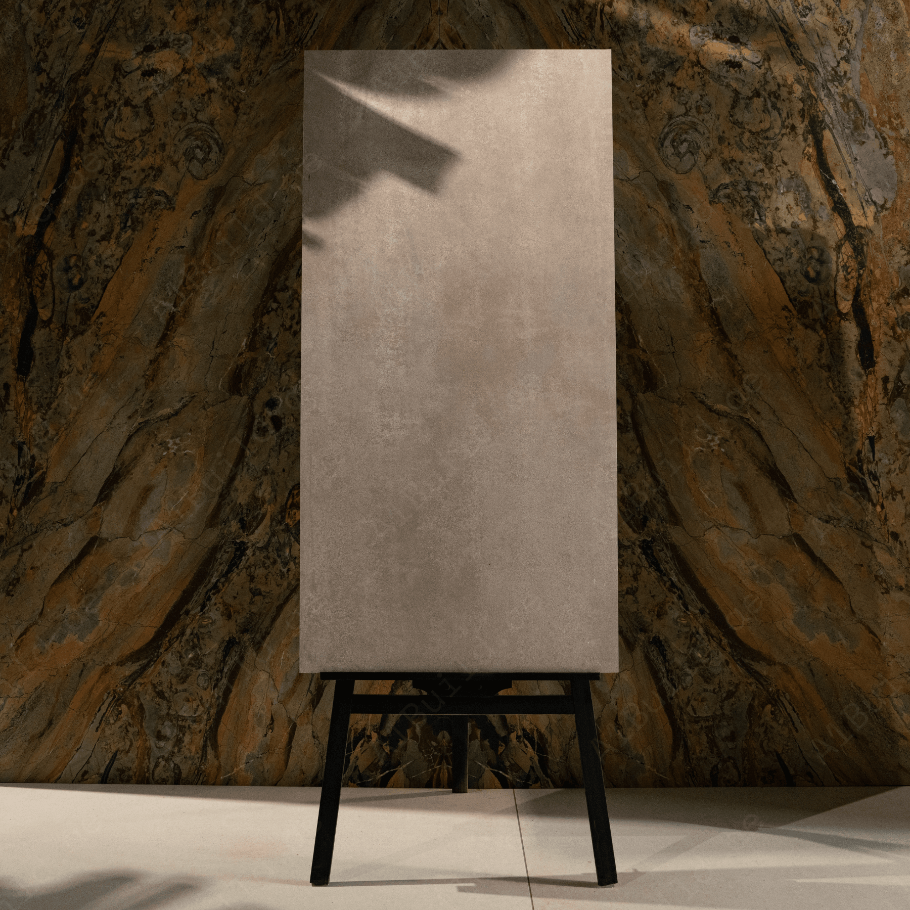 Plaza Maroon porcelain tile 60x120cm 2mm thickness, maroon stone look design, durable porcelain tile for modern floors and walls.