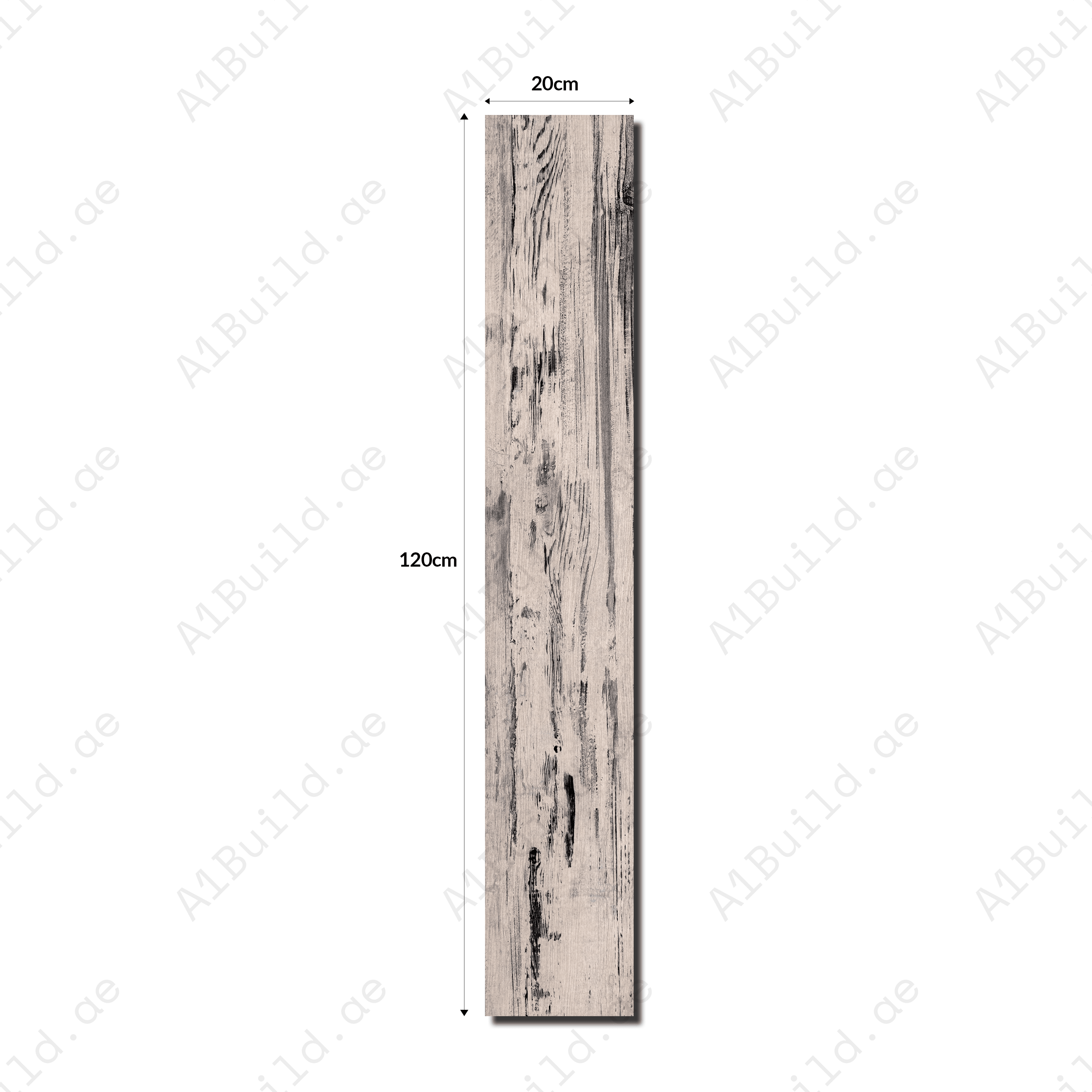 Plaza White 20x12cm 09mm Porcelain Tile