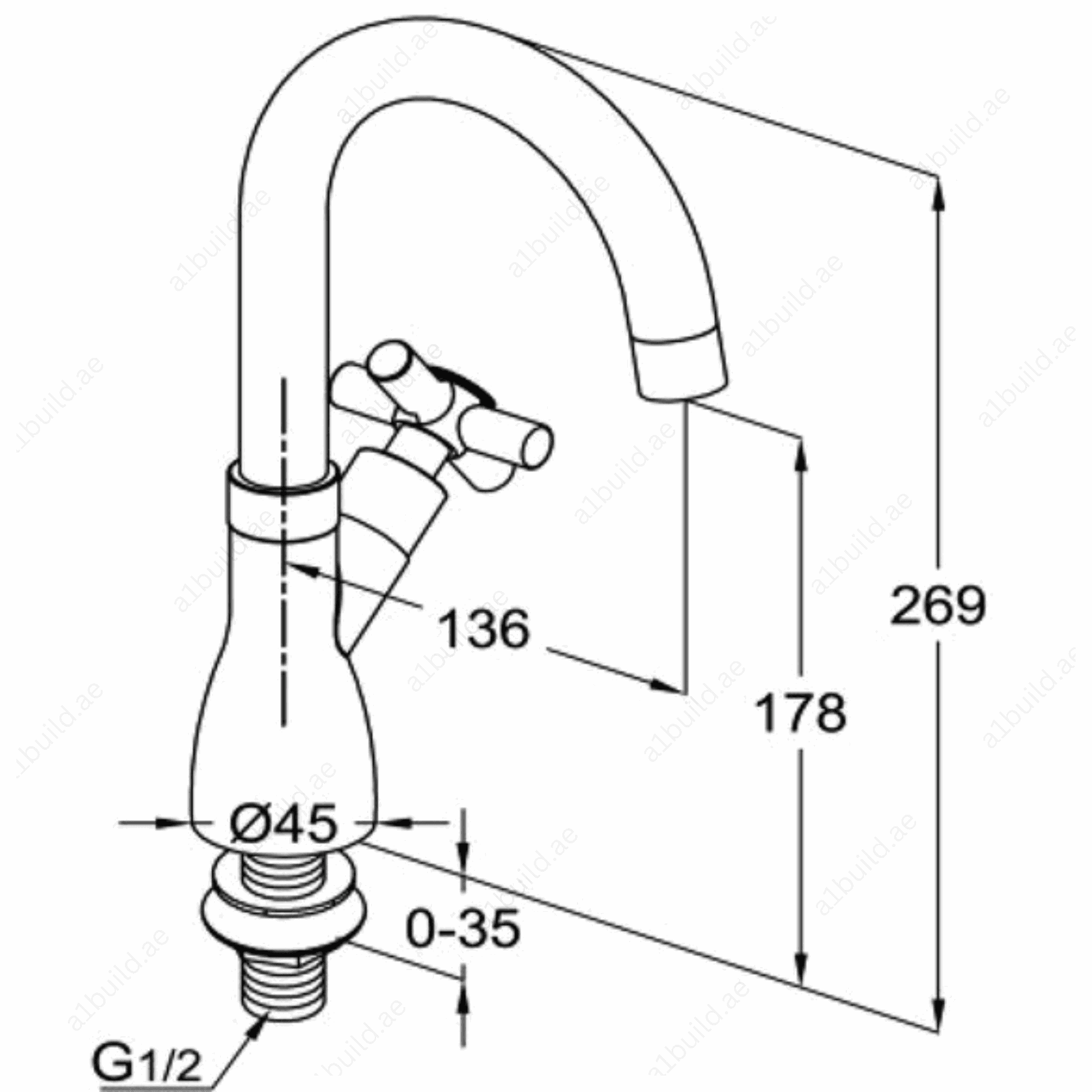 PremierXPillarTapDN15_MetalHandlewithSingleHoleMounting_2