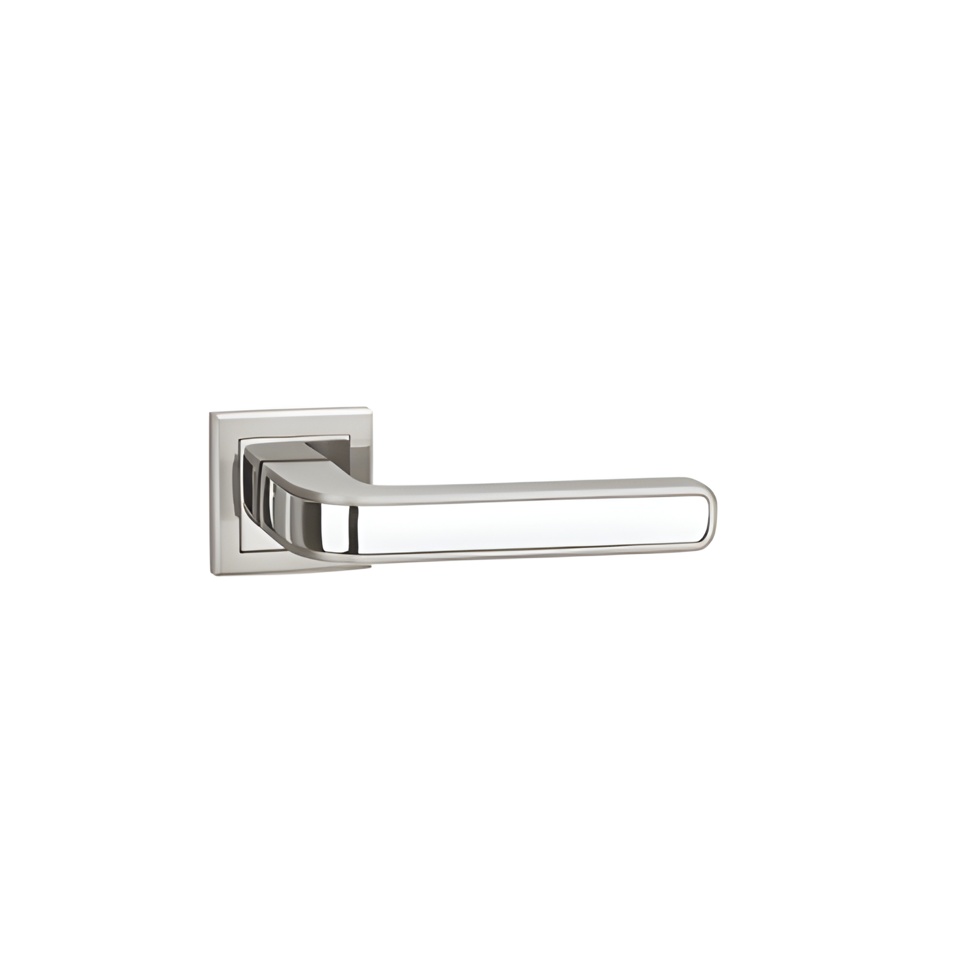 RH.9341 premium zinc alloy door handle in Satin Nickel Chrome Plated finish. Luxury architectural hardware for modern homes, hotels, offices, and interiors.
