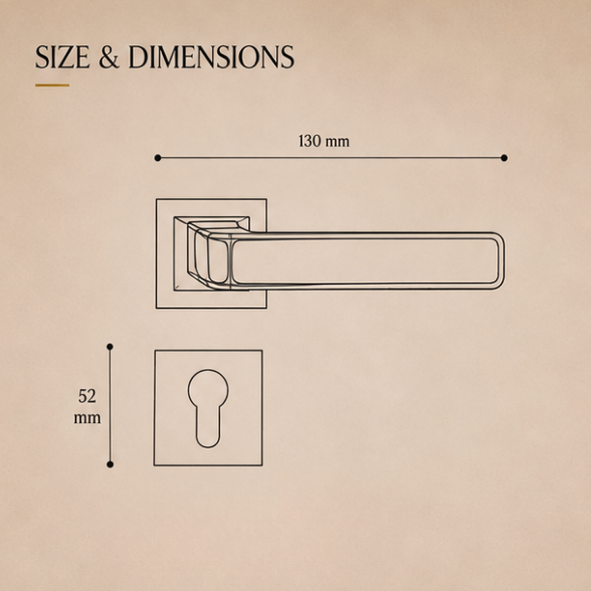 RH.9341 premium zinc alloy door handle in Satin Nickel Chrome Plated finish. Luxury architectural hardware for modern homes, hotels, offices, and interiors.