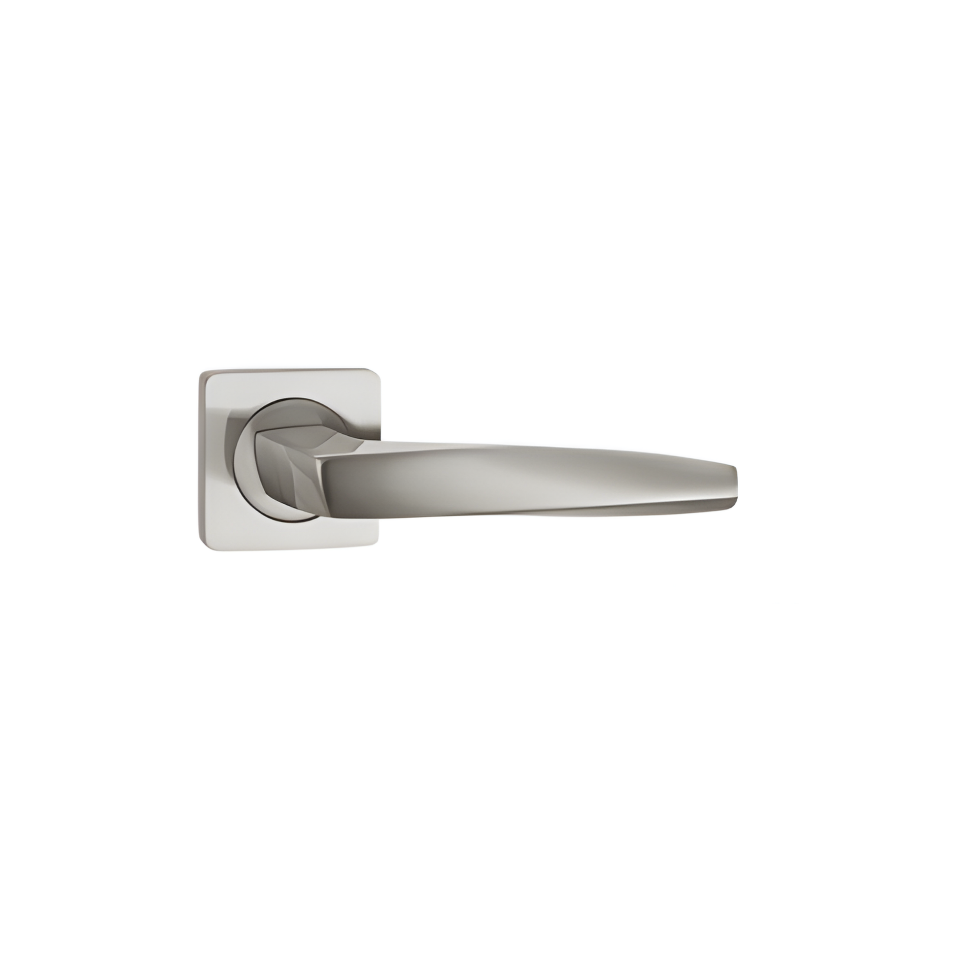 RH.9553 premium zinc alloy door handle in Matt Satin Nickel finish. Modern architectural hardware for luxury homes, hotels, offices, and interiors.