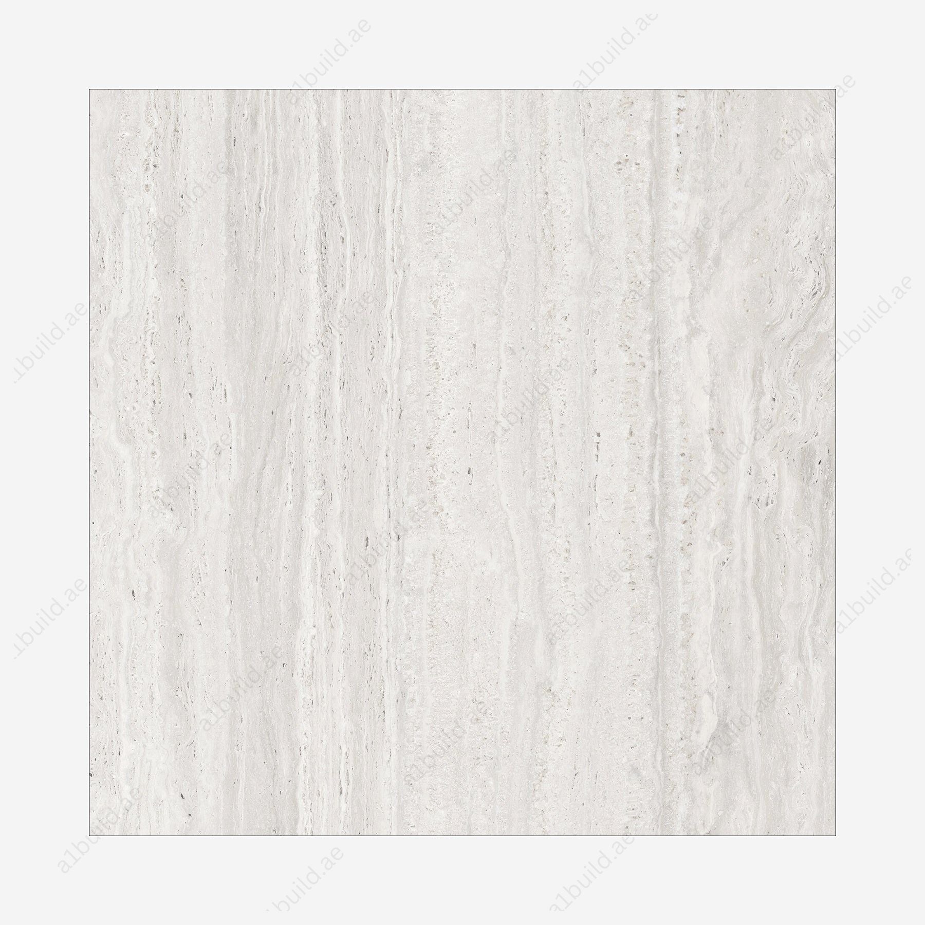 Roma Travertine Bianco (120X120cm 09mm Random Carving Matt Porcelain Tiles for Indoor Spaces)