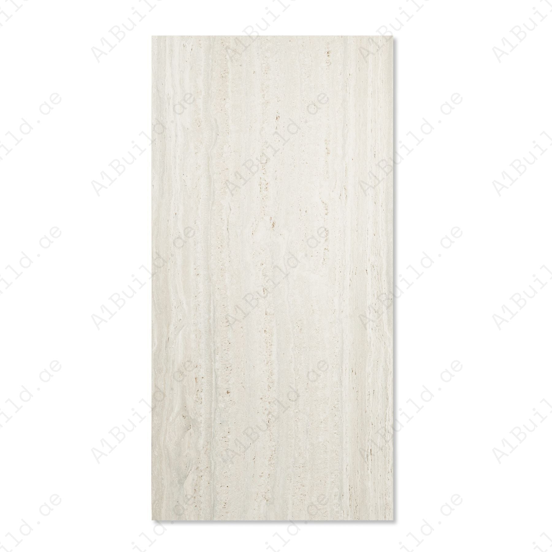 Roma Travertine matt porcelain tile 60x120cm x 2mm with natural stone texture. Durable large format tile perfect for modern floors and stylish interior walls.