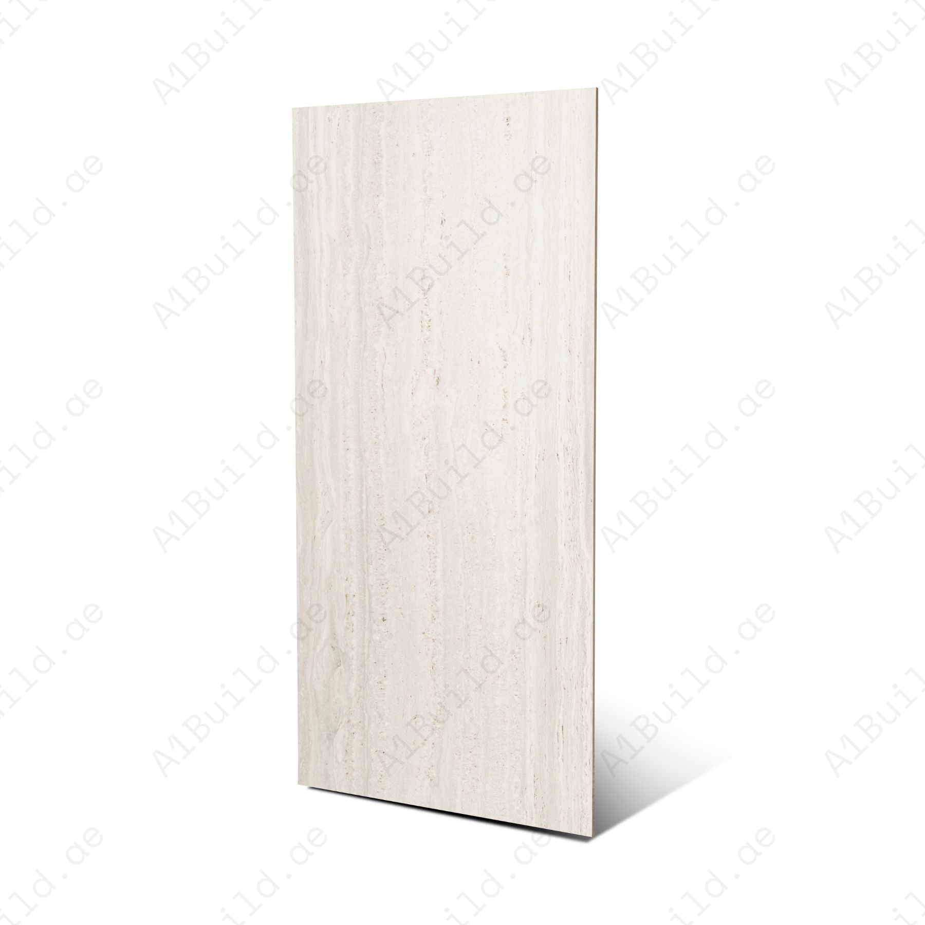 Roma Travertine matt porcelain tile 60x120cm x 2mm with natural stone texture. Durable large format tile perfect for modern floors and stylish interior walls.