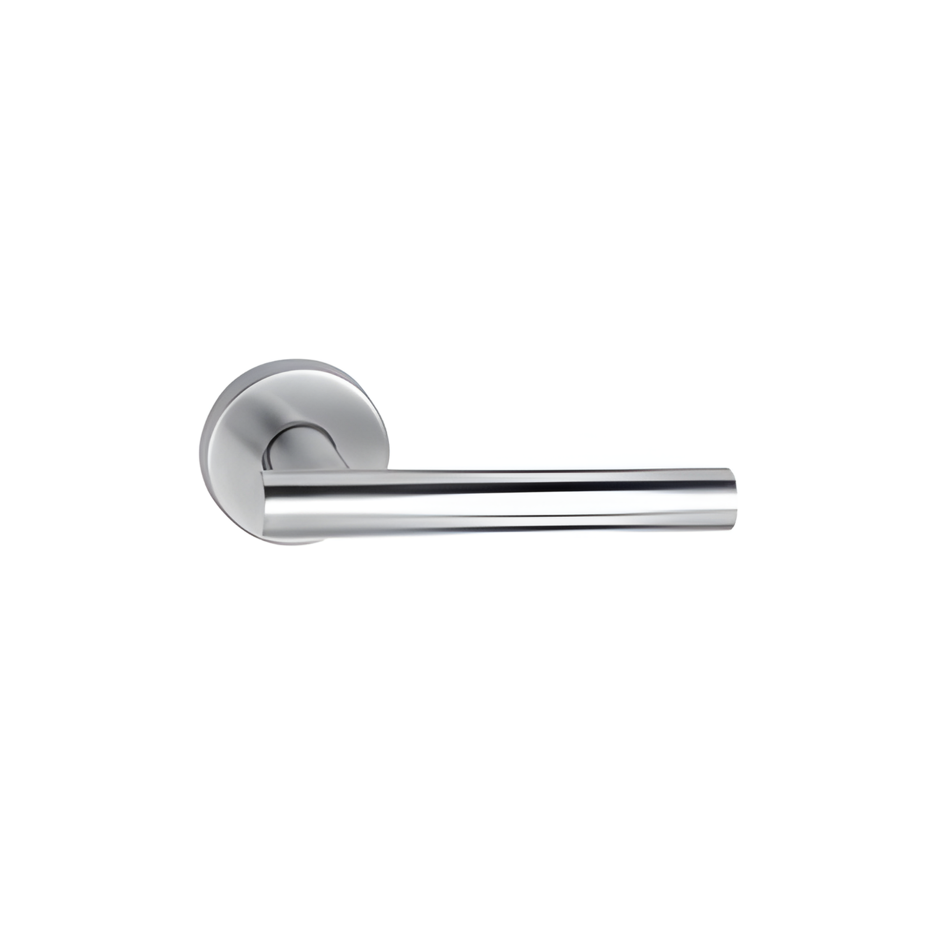 SRH.05 premium stainless steel door lock handle with a brushed finish. A stylish choice for luxury homes, hotels, offices, and contemporary interior spaces.