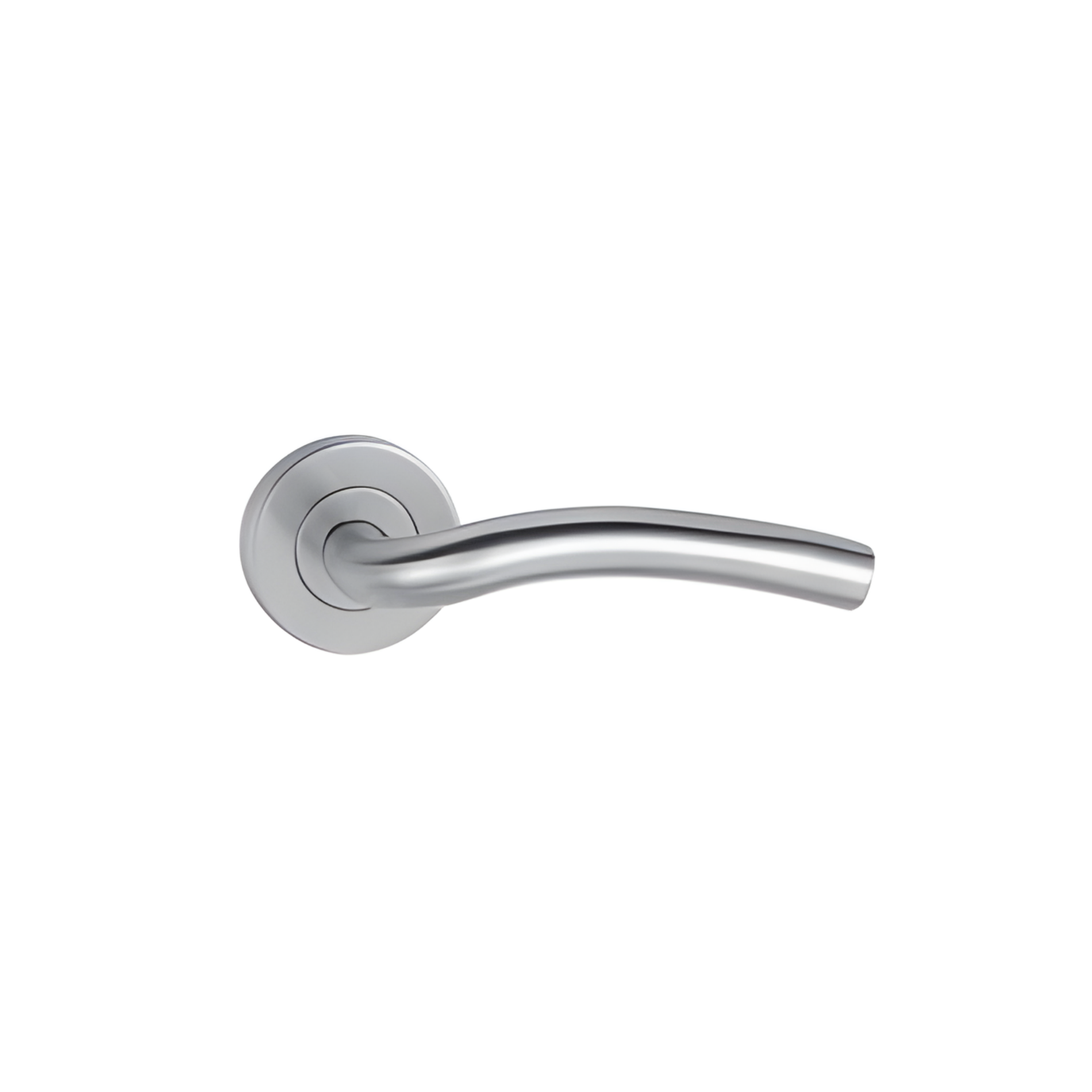 SRH.11 premium stainless steel door handle with a sleek brushed finish. Perfect for luxury homes, hotels, offices, and contemporary interior spaces.